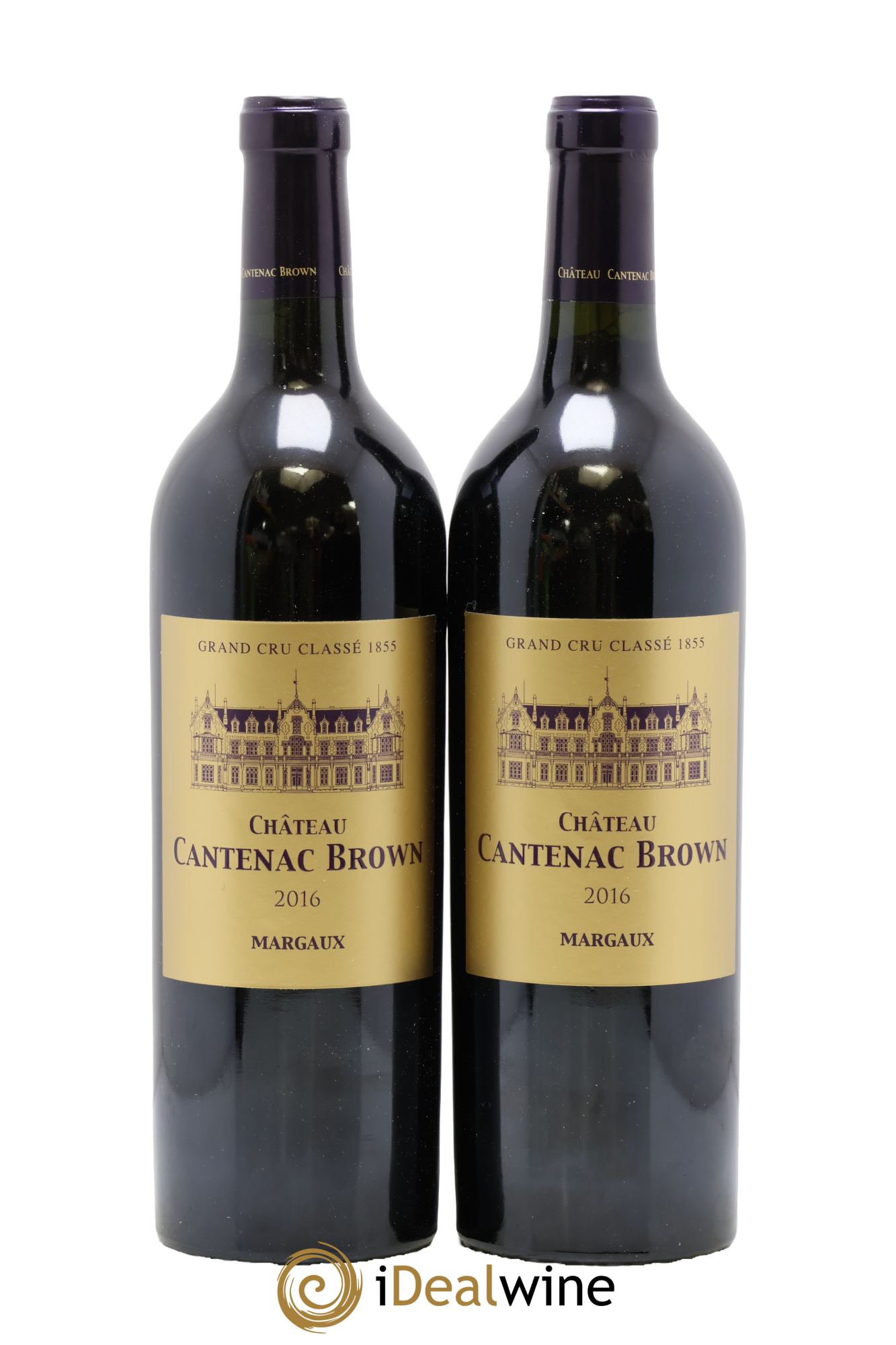 Château Cantenac Brown 3ème Grand Cru Classé 2016 - Lot of 2 bottles - 0