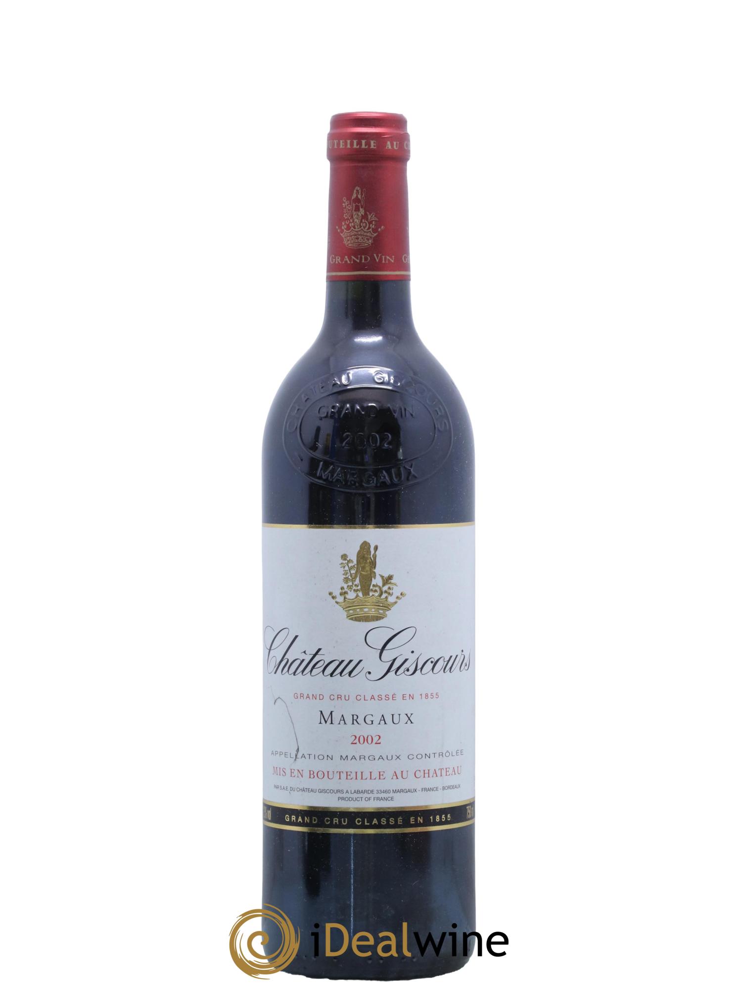 Château Giscours 3ème Grand Cru Classé 2002 - Lot de 1 bouteille - 0