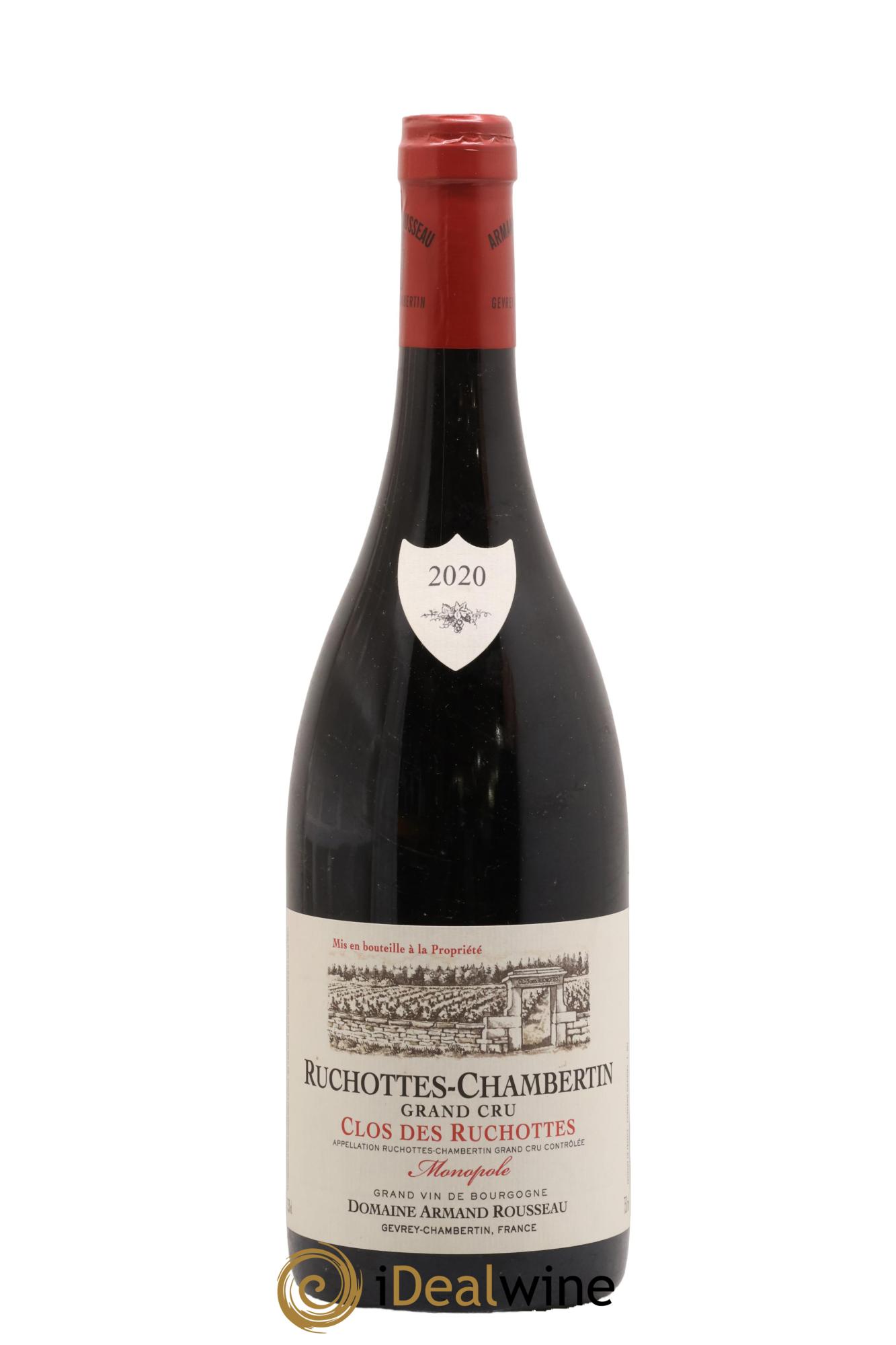 Ruchottes-Chambertin Grand Cru Clos des Ruchottes Armand Rousseau (Domaine) 2020 - Lot de 1 bouteille - 0