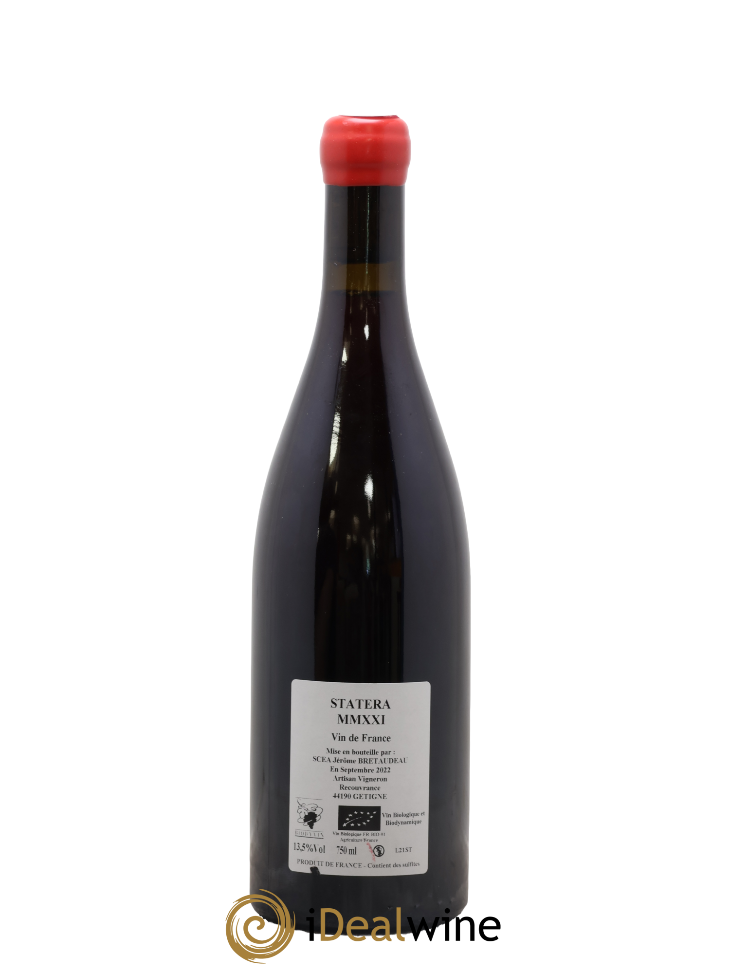 Vin de France Statera Jérôme Bretaudeau - Domaine de Bellevue 2021 - Posten von 1 Flasche - 1
