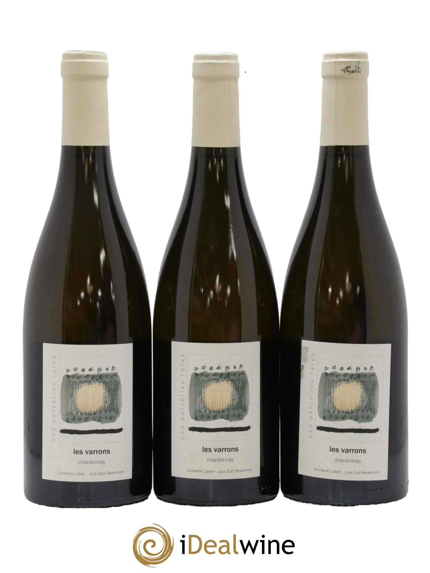 Côtes du Jura Chardonnay Les Varrons - cuvée 2 Romain - Julien - Charline Labet 2018 - Lot de 3 bouteilles - 0