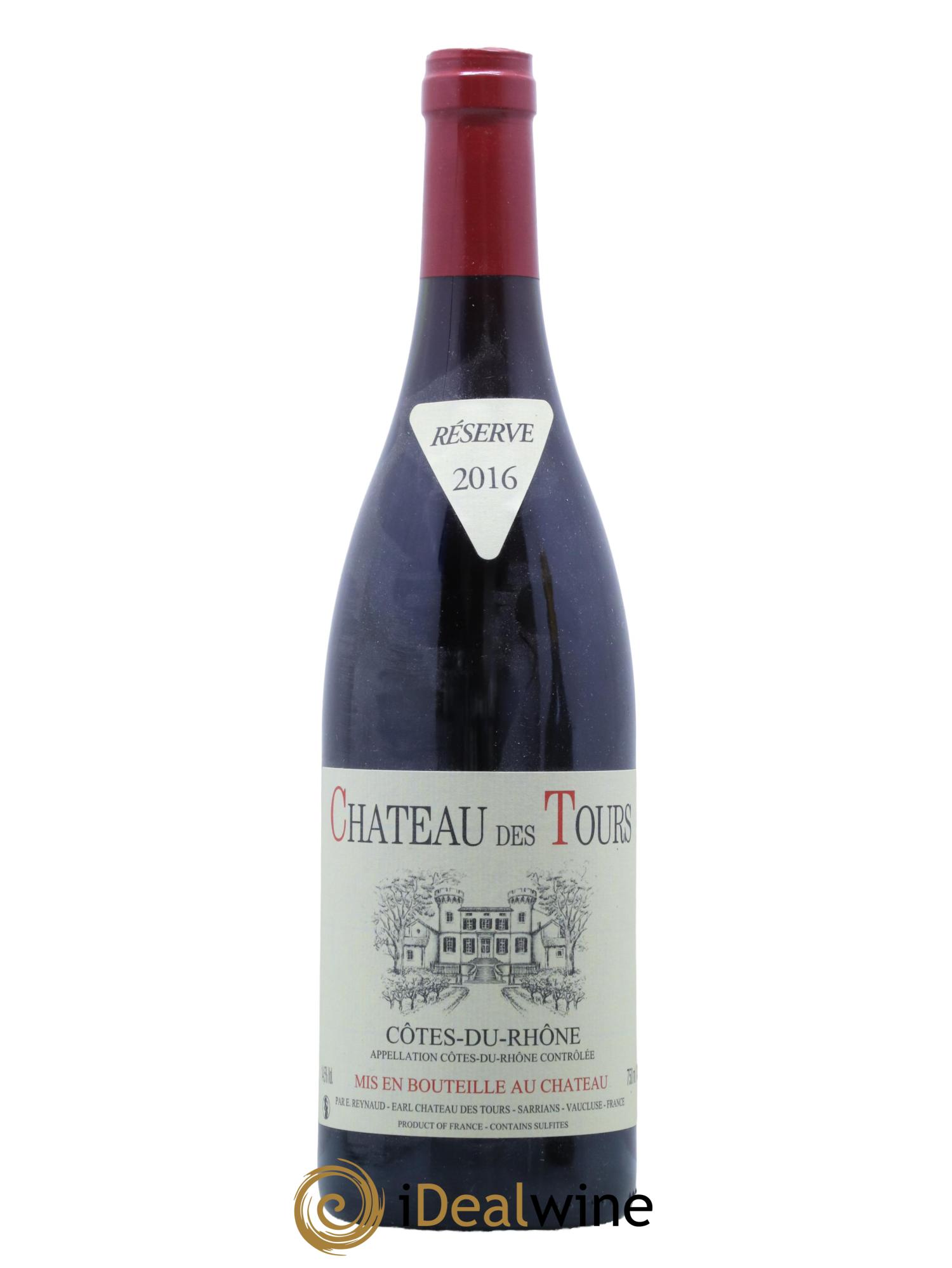 Côtes-du-Rhône Château des Tours Emmanuel Reynaud 2016 - Lot de 1 bouteille - 0