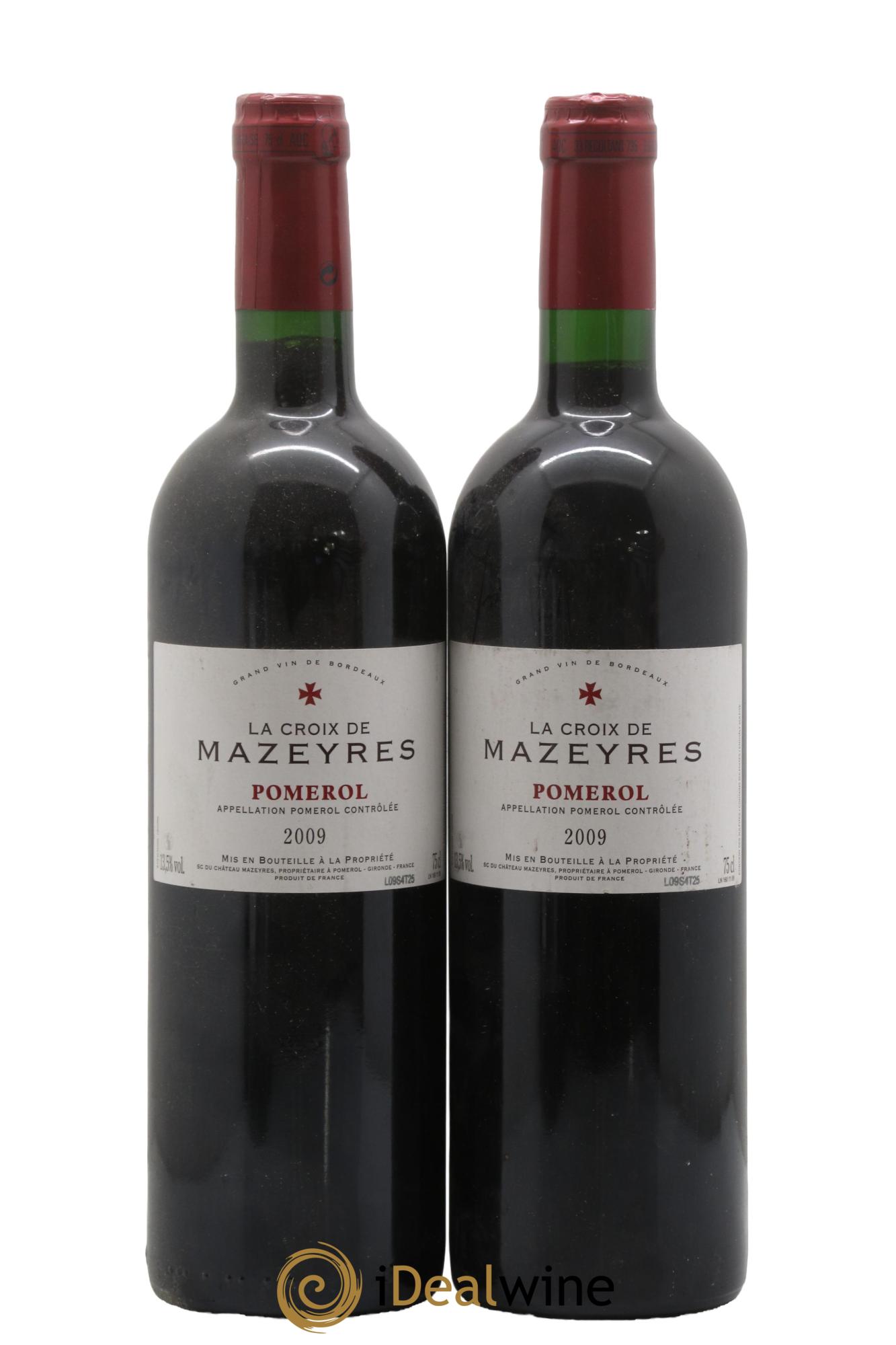 Pomerol La Croix de Mazeyres 2009 - Posten von 2 Flaschen - 0