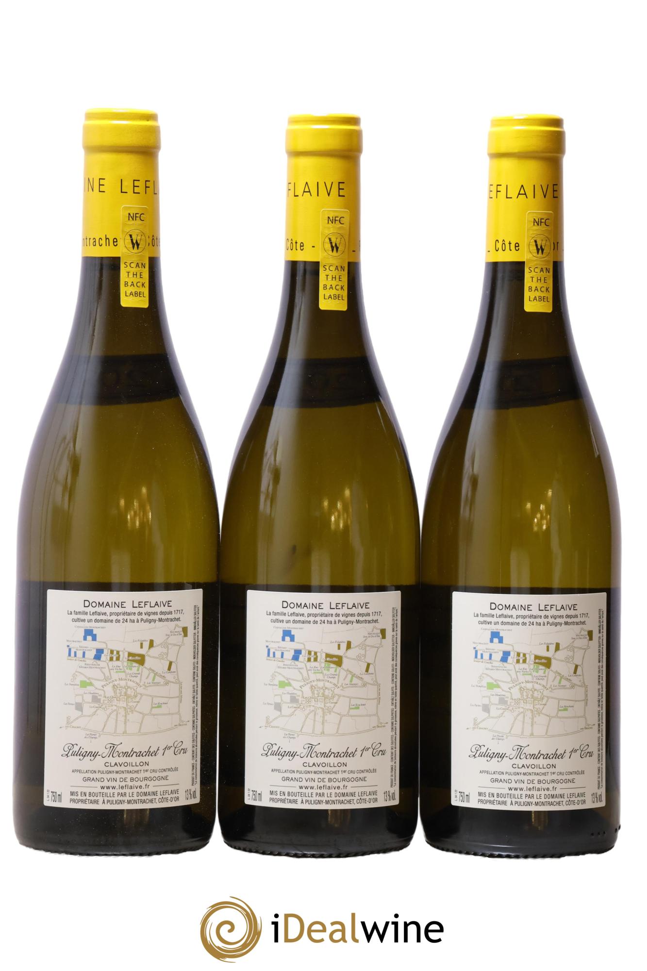 Puligny-Montrachet 1er Cru Clavoillon Leflaive (Domaine) 2022 - Posten von 3 Flaschen - 1