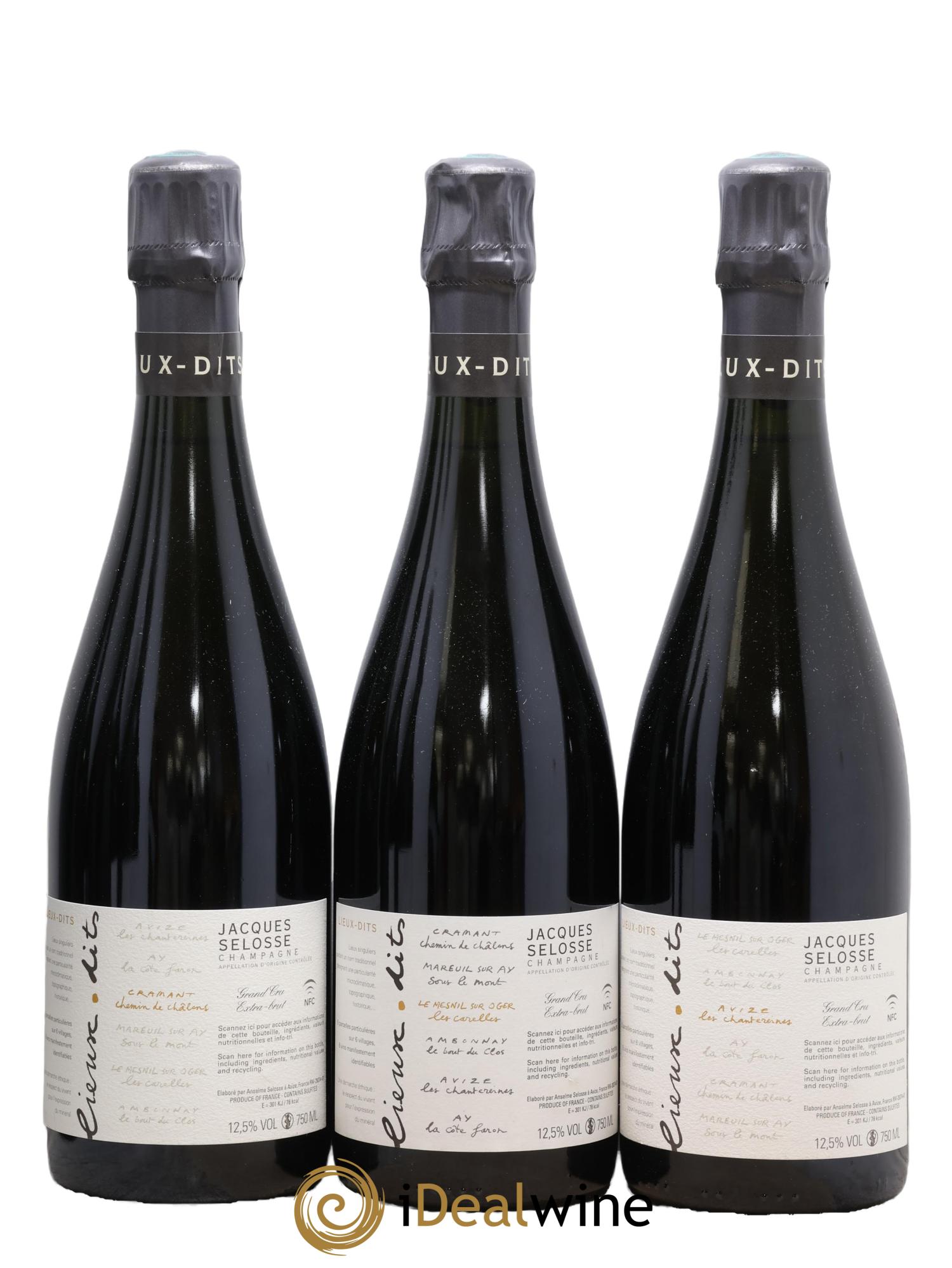 Caisse Collection Lieux-dits Jacques Selosse - Lot of 6 bottles - 1