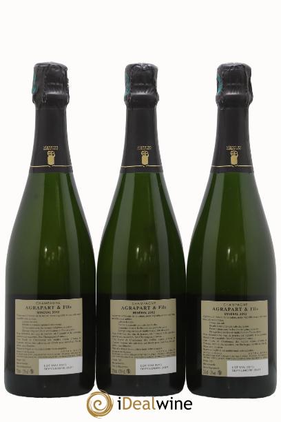 Minéral Blanc de Blancs Extra-Brut Agrapart & Fils 2012 - Lot of 3 bottles - 1