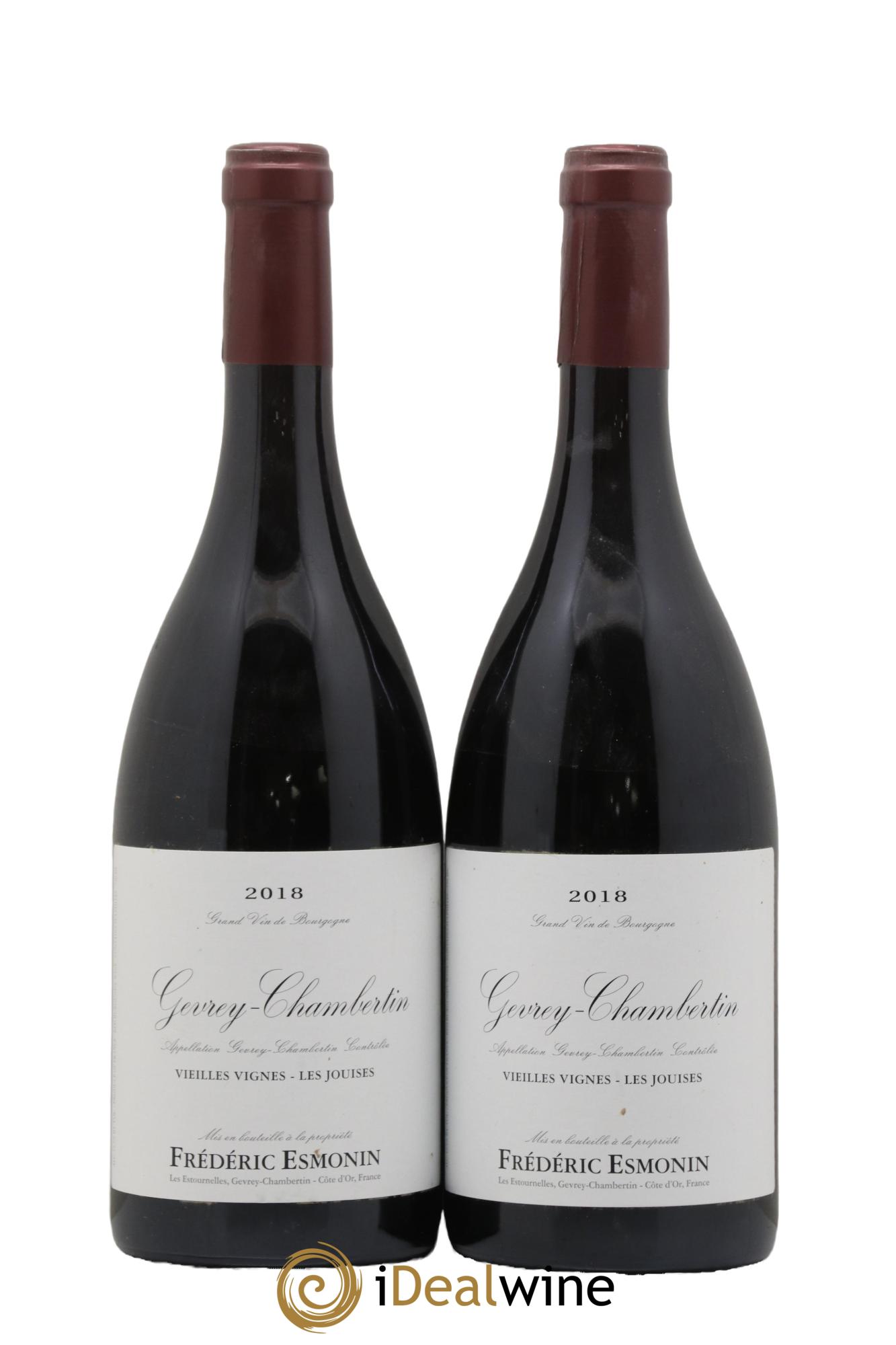 Gevrey-Chambertin Vielles Vignes Les Jouises Frédéric Esmonin 2018 - Lot of 2 bottles - 0