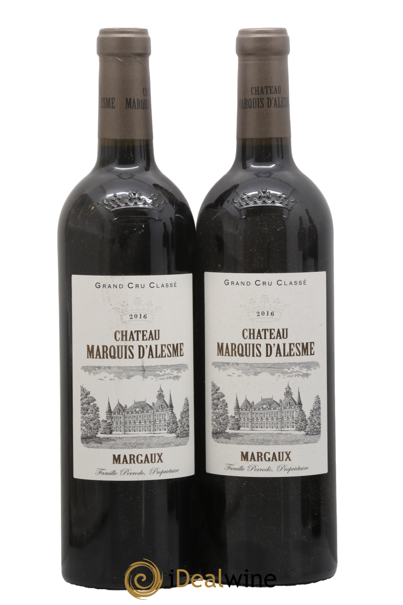 Château Marquis d'Alesme 2016 - Posten von 2 Flaschen - 0