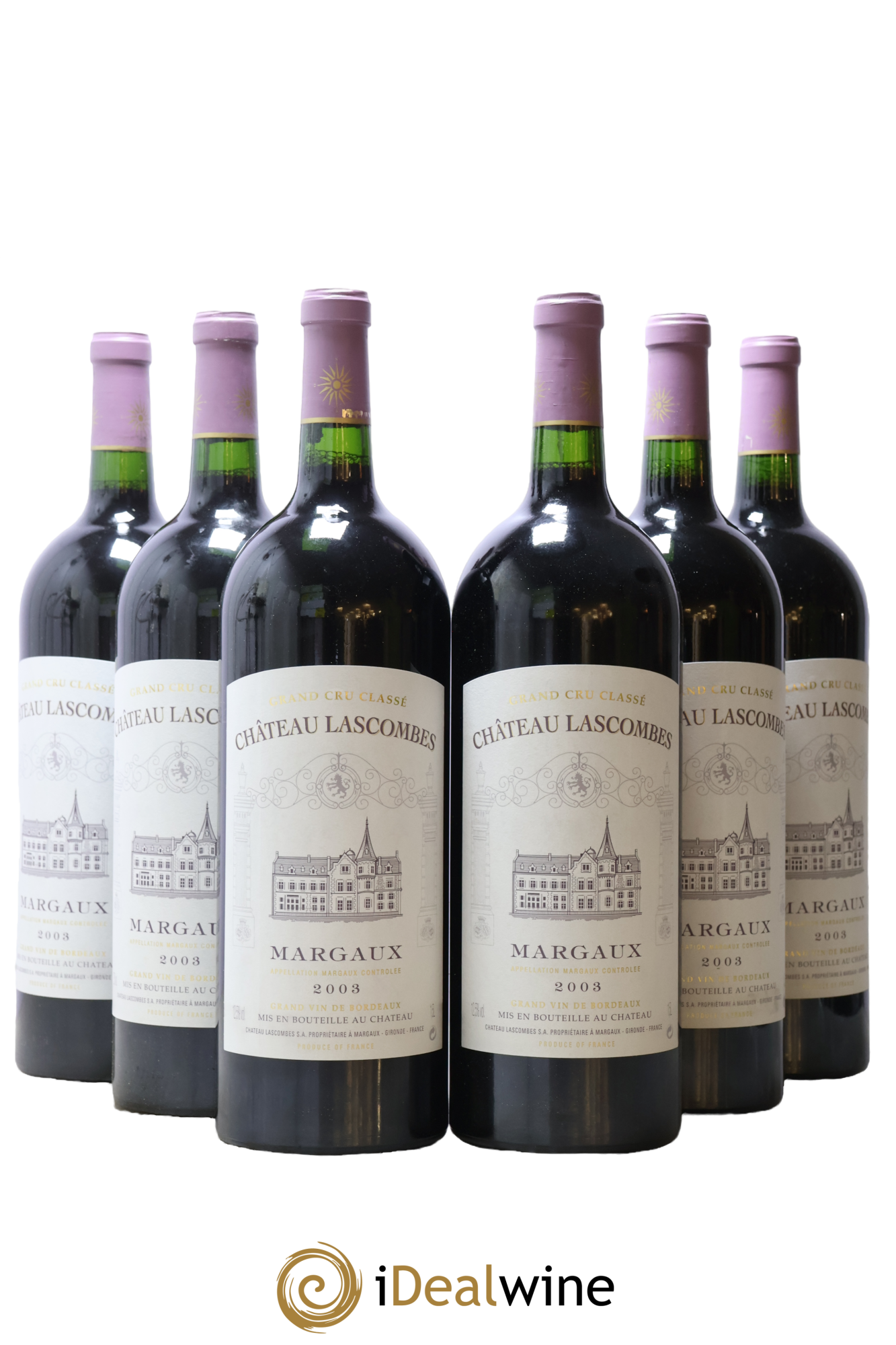 Château Lascombes 2ème Grand Cru Classé 2003 - Lot de 6 magnums - 0