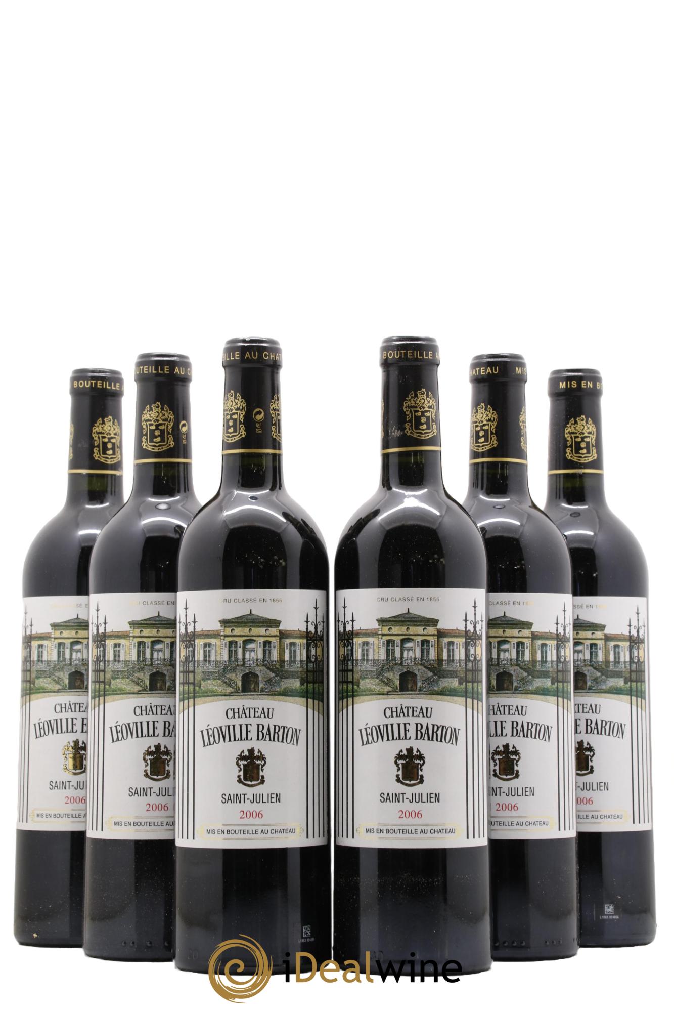 Château Léoville Barton 2ème Grand Cru Classé 2006 - Lot de 6 bouteilles - 0