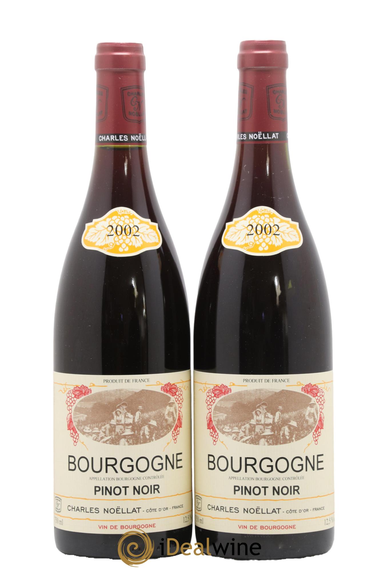 Bourgogne Charles Noëllat 2002 - Lot of 2 bottles - 0