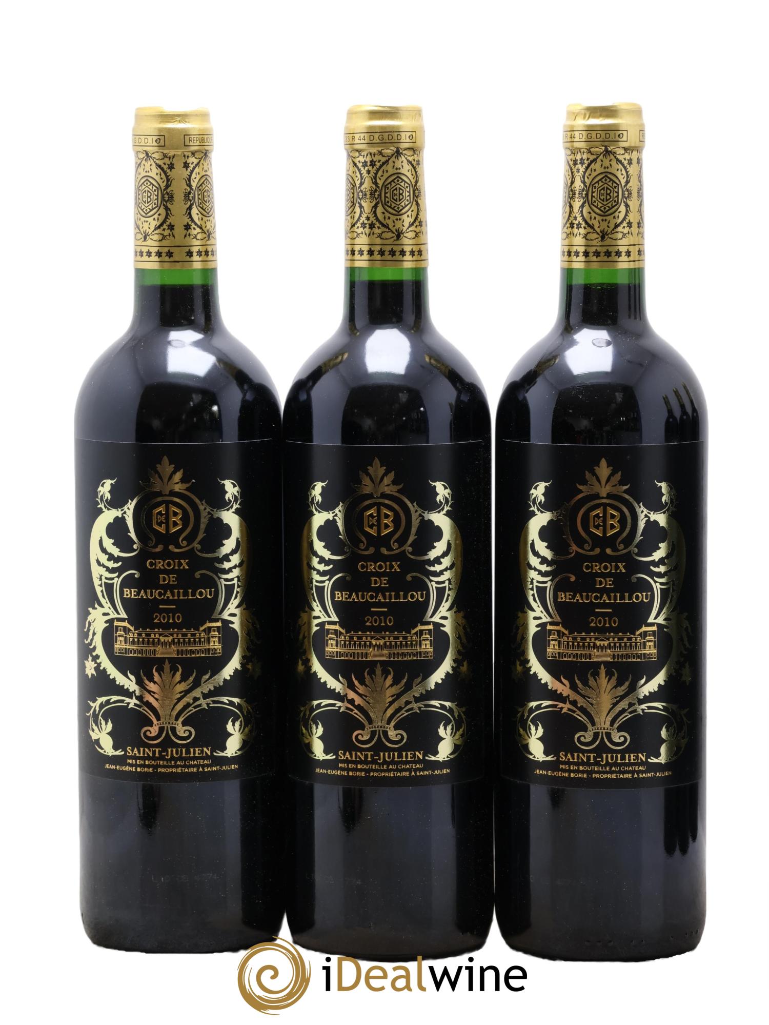 La Croix de Beaucaillou Second Vin 2010 - Lot of 12 bottles - 3