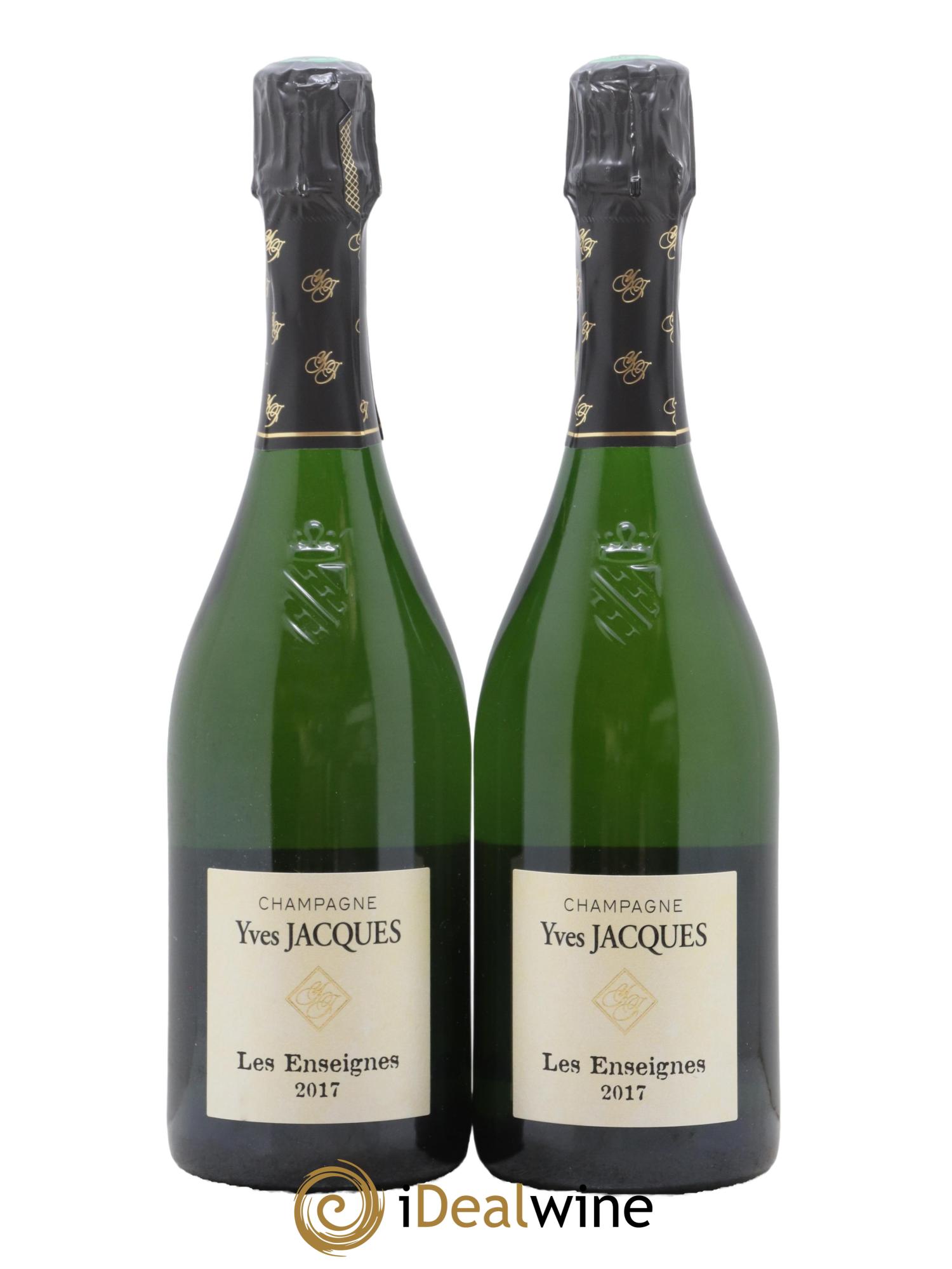 Champagne Blanc de Blancs Les Enseignes Yves Jacques 2017 - Lot de 2 bouteilles - 0