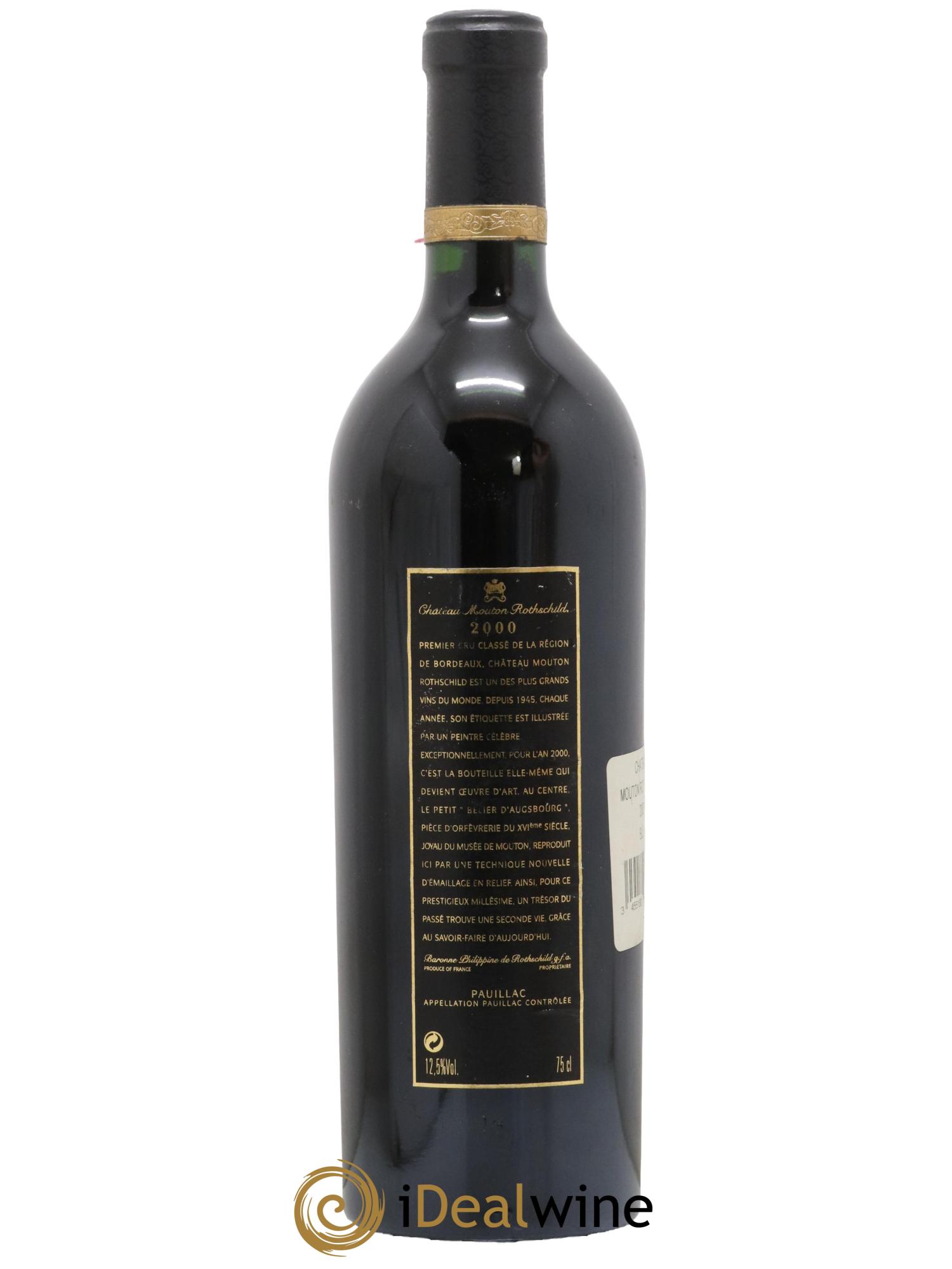 Château Mouton Rothschild 1er Grand Cru Classé 2000 - Posten von 1 Flasche - 1