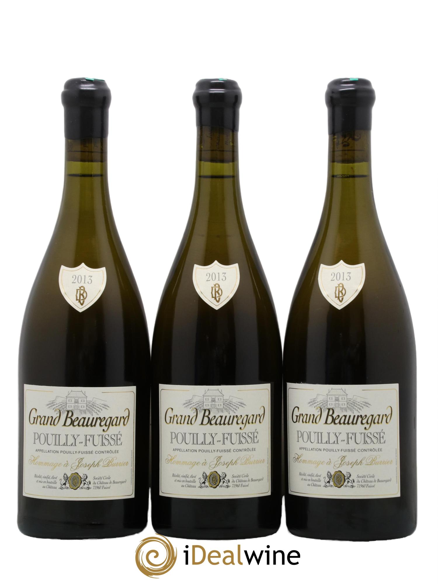 Pouilly-Fuissé Grand Beauregard Hommage a Joseph Burrier Chateau de Beauregard 2013 - Lot de 6 bouteilles - 2