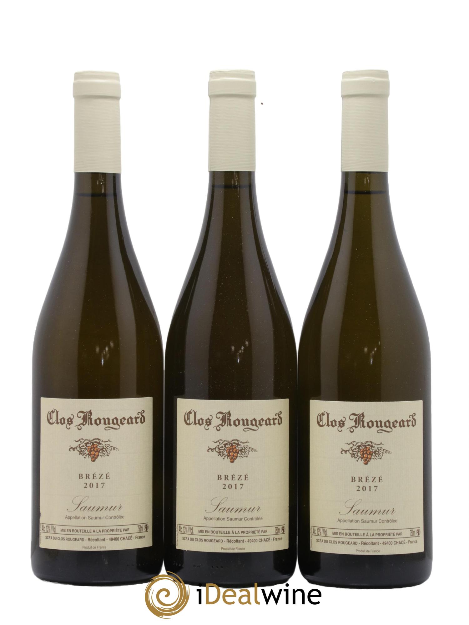 Saumur Brézé Clos Rougeard 2017 - Lot de 3 bouteilles - 0