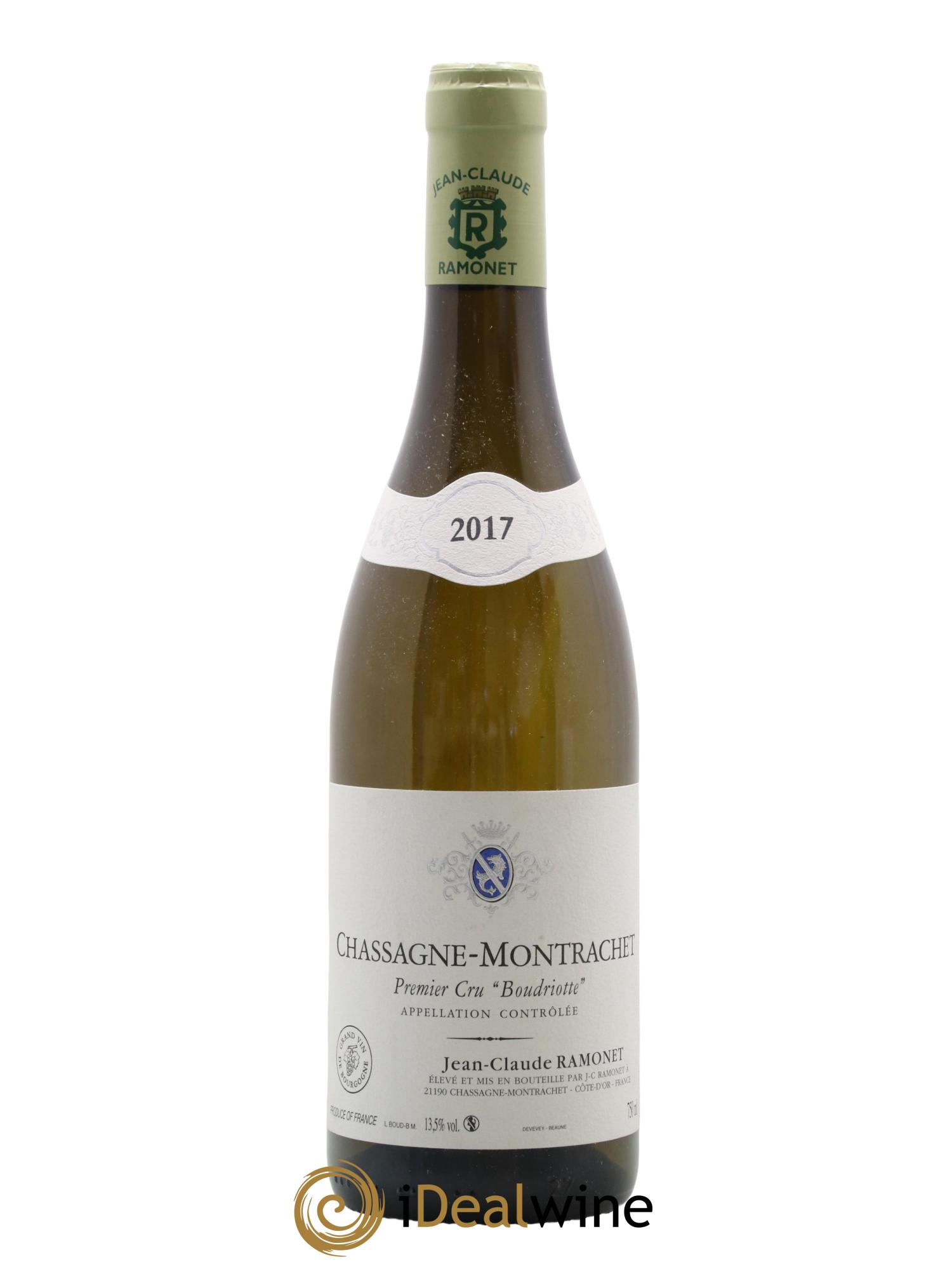Chassagne-Montrachet 1er Cru Boudriotte Ramonet (Domaine) 2017 - Lot de 1 bouteille - 0