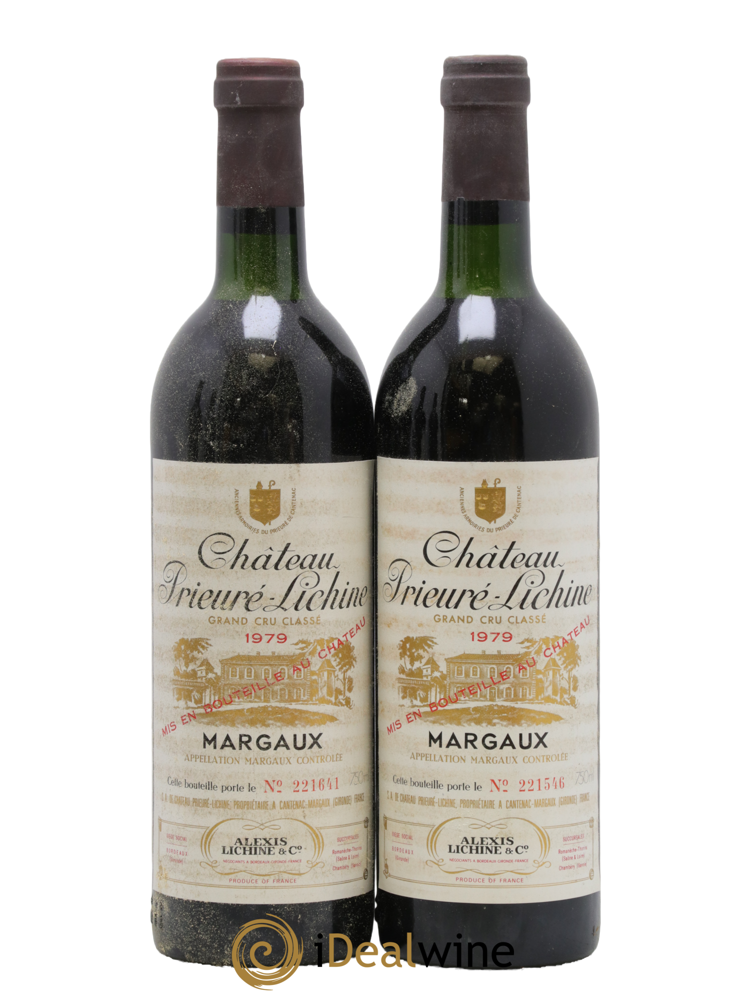 Château Prieuré Lichine 4ème Grand Cru Classé 1979 - Lot of 2 bottles - 0