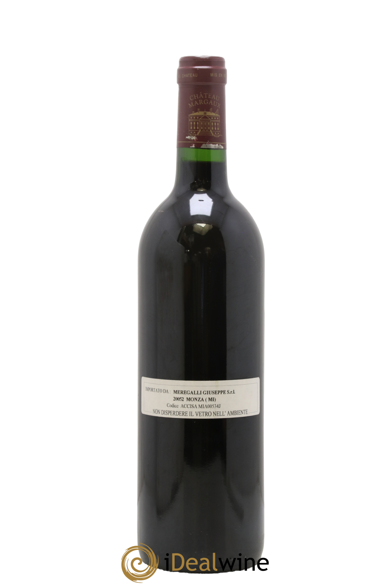 Château Margaux 1er Grand Cru Classé 1998 - Lot de 1 bouteille - 1