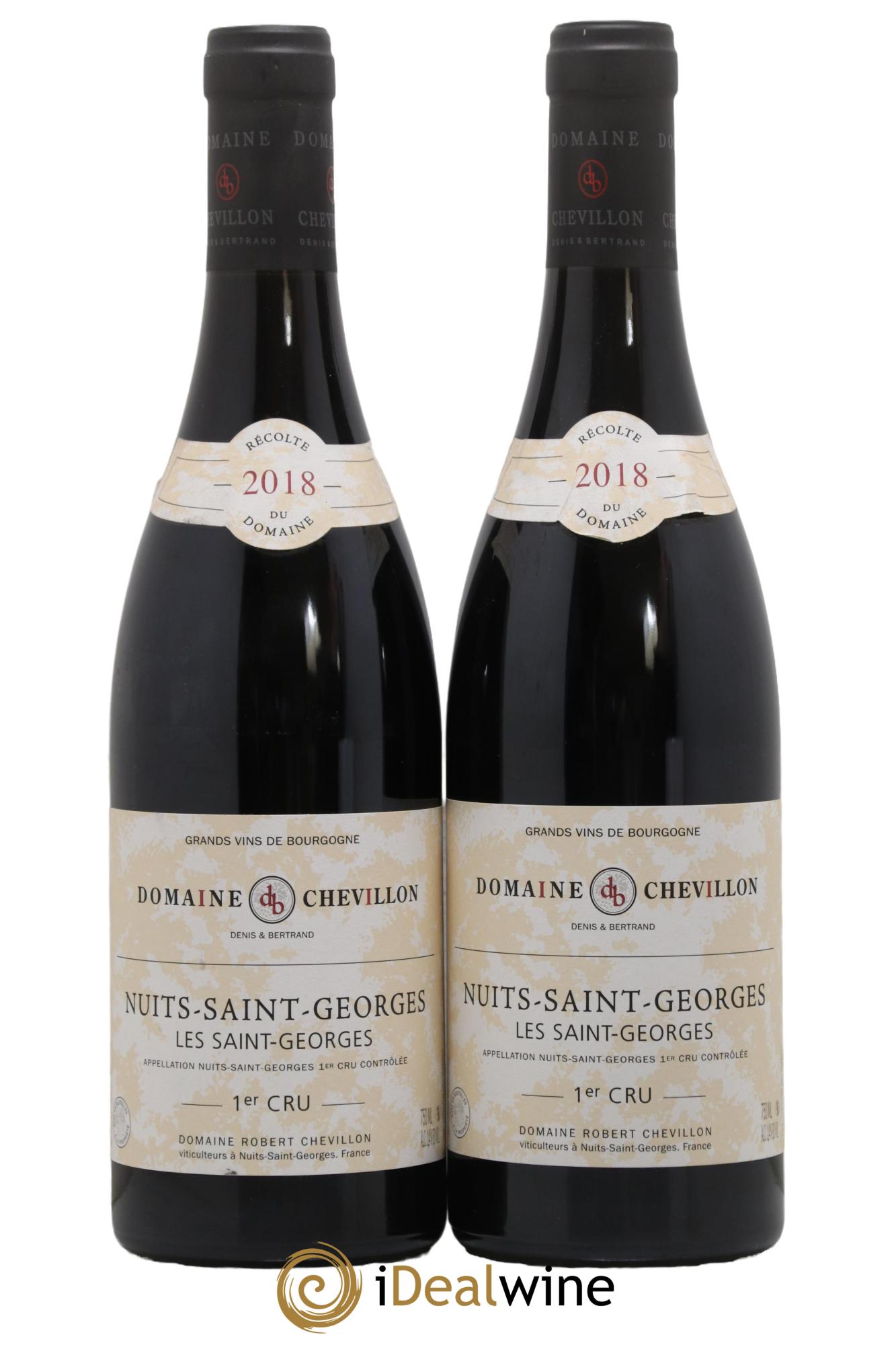 Nuits-Saint-Georges 1er Cru Les Saint Georges Robert Chevillon 2018 - Lot de 2 bouteilles - 0