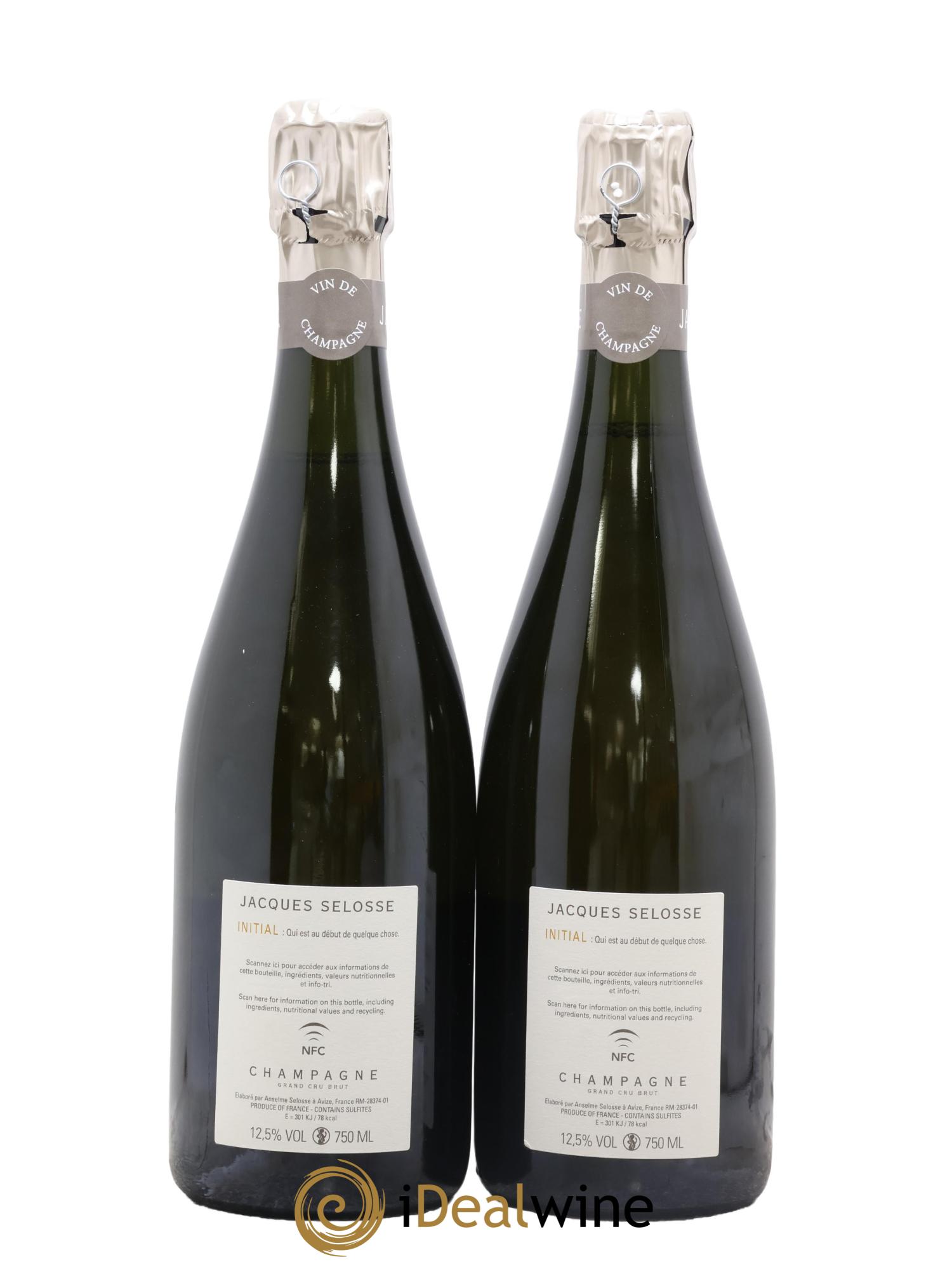 Initial Brut Jacques Selosse - Lotto di 2 bottiglie - 1