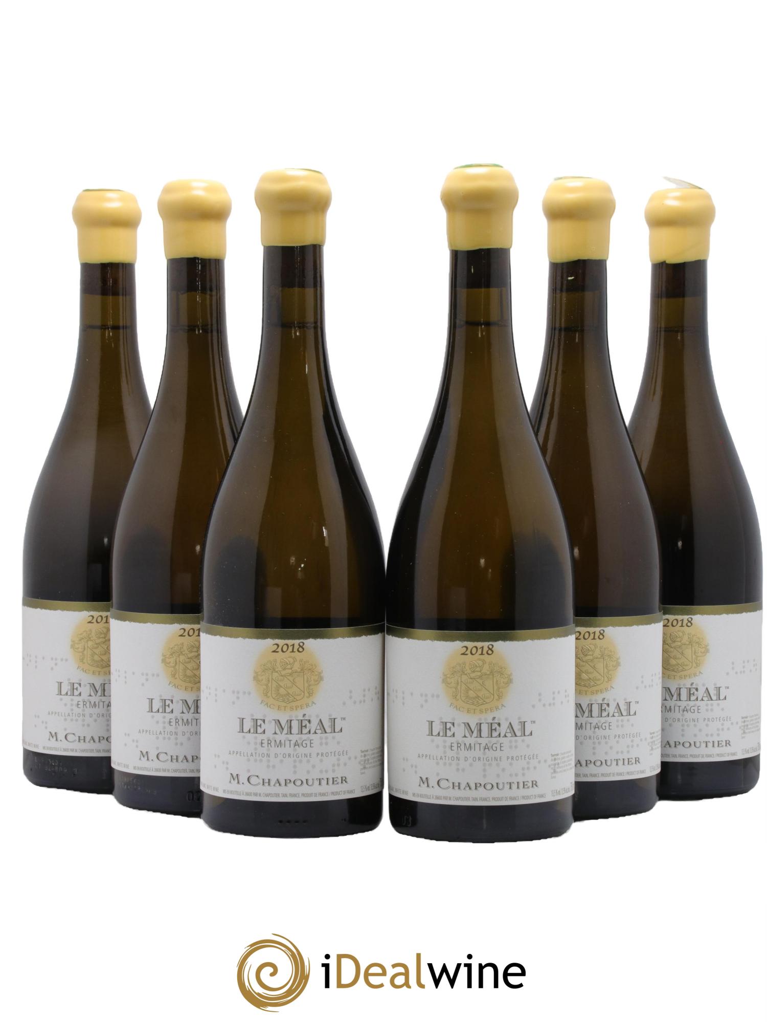 Hermitage Ermitage Le Méal Chapoutier 2018 - Lot de 6 bouteilles - 0