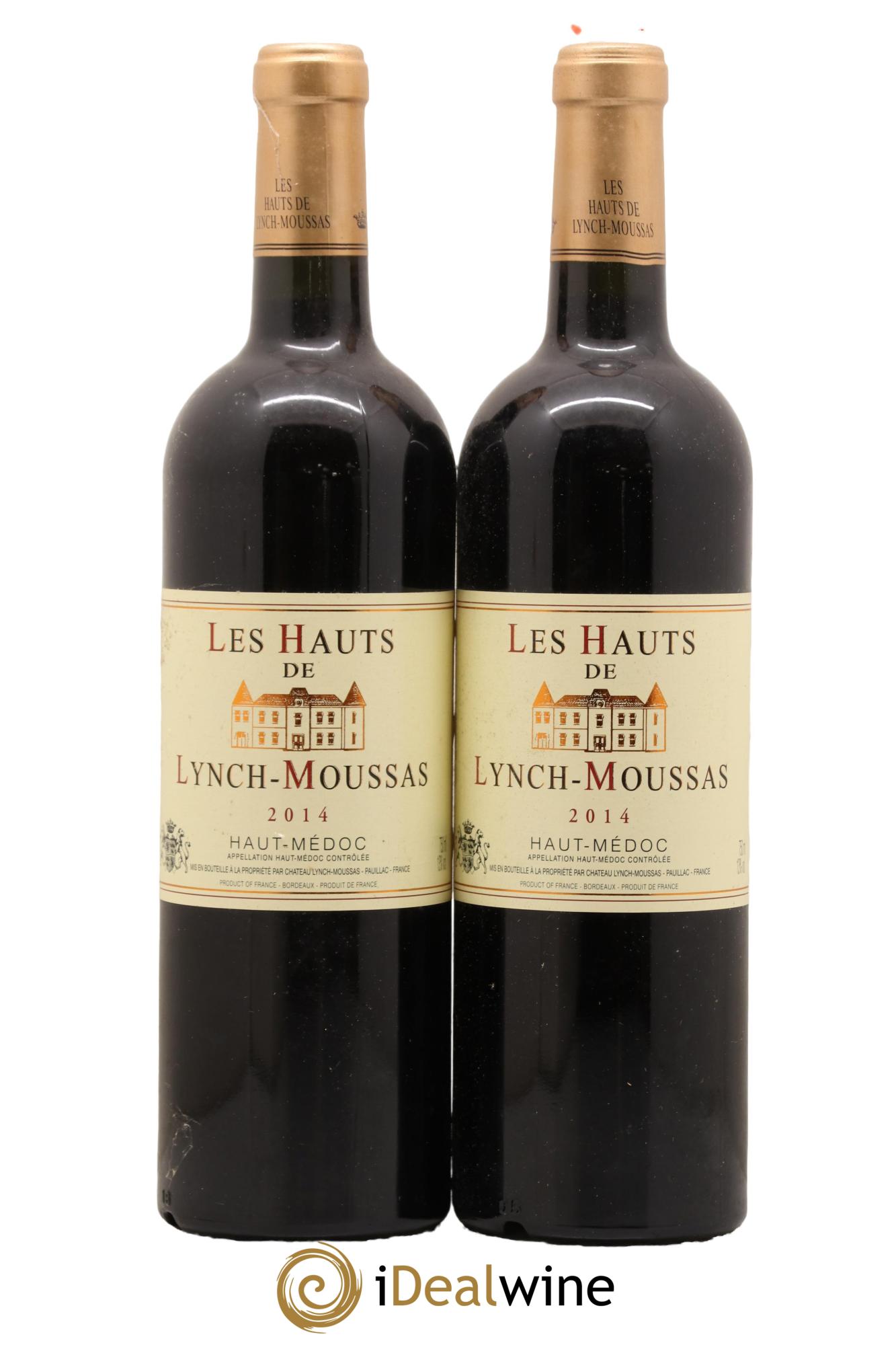 Haut Médoc Les Hauts de Lynch Moussas Chateau Lynch Moussas 2014 - Lot de 2 bouteilles - 0