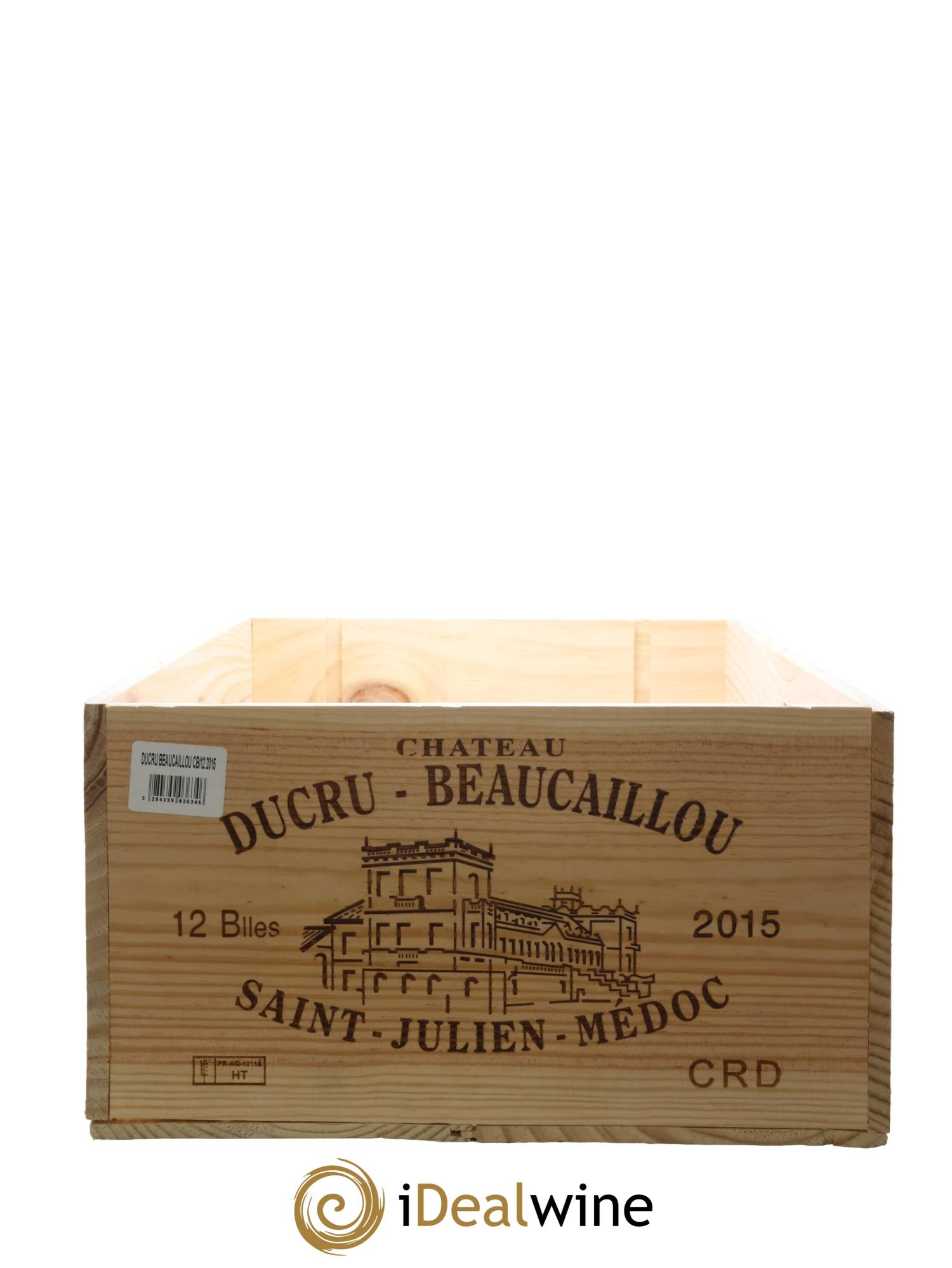 Château Ducru Beaucaillou 2ème Grand Cru Classé 2015 - Lot de 12 bouteilles - 8