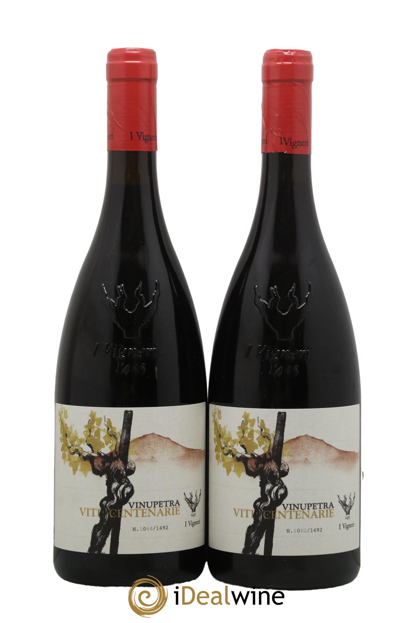 Italie Etna Rosso Vinupetra Viticentenario I Vigneri 2016 - Lot de 2 bouteilles - 0