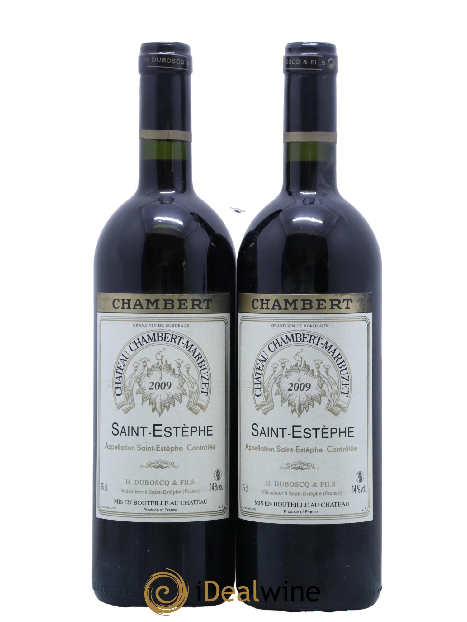 Château Chambert-Marbuzet Cru Bourgeois 2009 - Lot de 2 bouteilles - 0