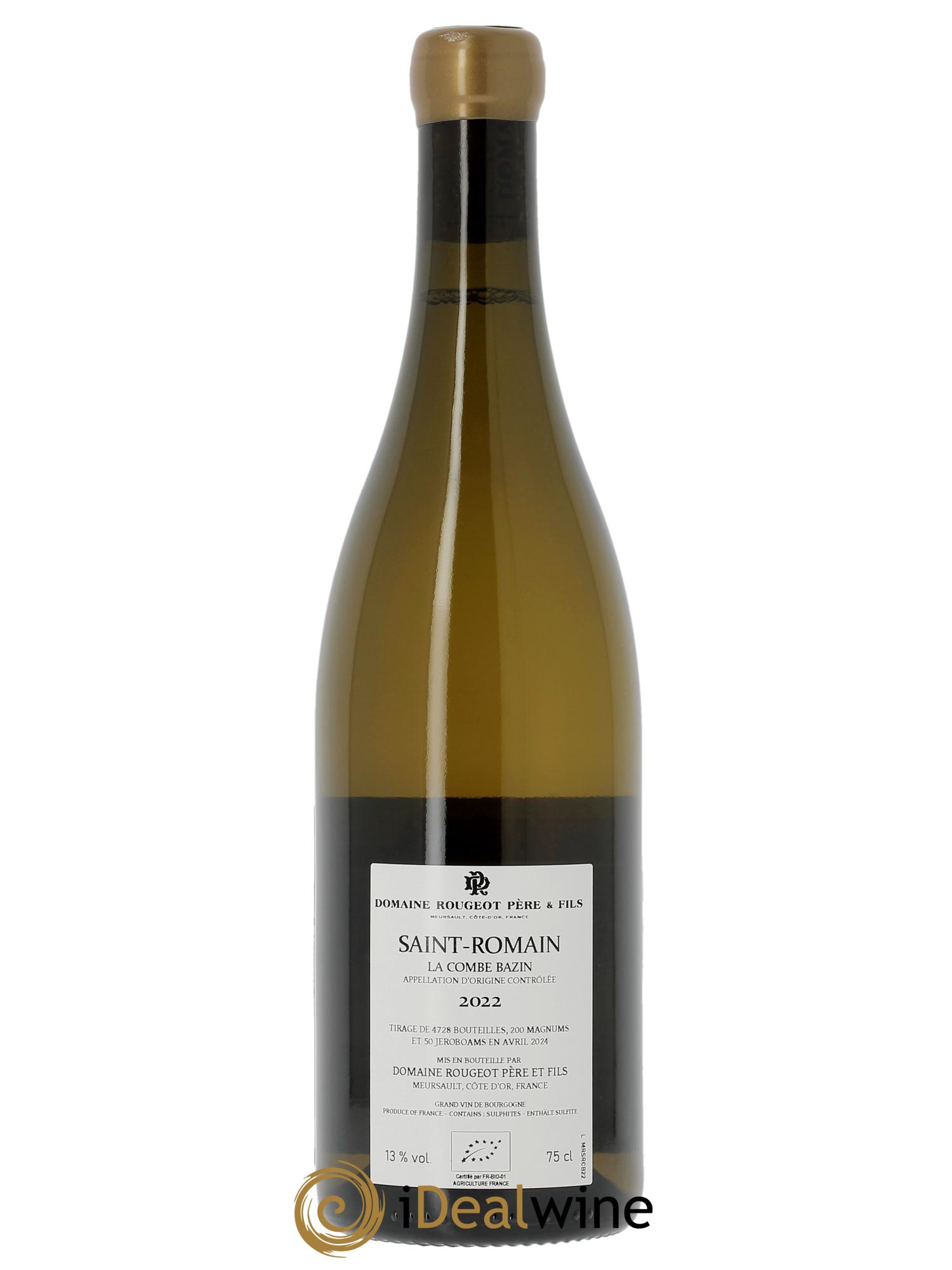 Saint-Romain Combe Bazin Rougeot Père et Fils  2022 - Lotto di 1 bottiglia - 1