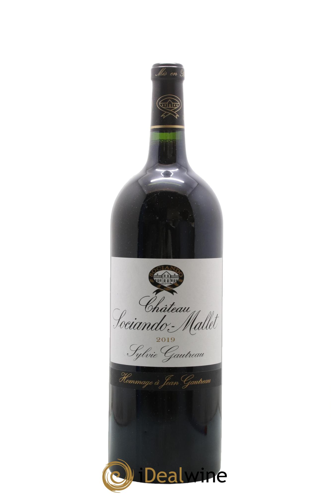 Château Sociando Mallet 2019 - Lot de 1 magnum - 1