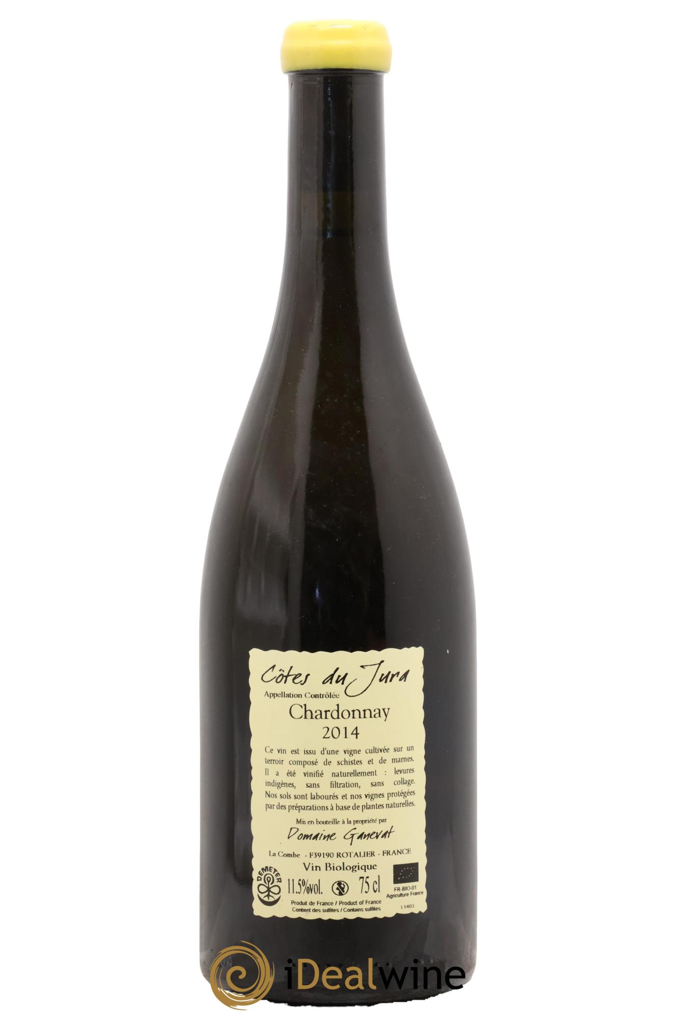Côtes du Jura Grusse en Billat Jean-François Ganevat (Domaine) 2014 - Lot de 1 bouteille - 1