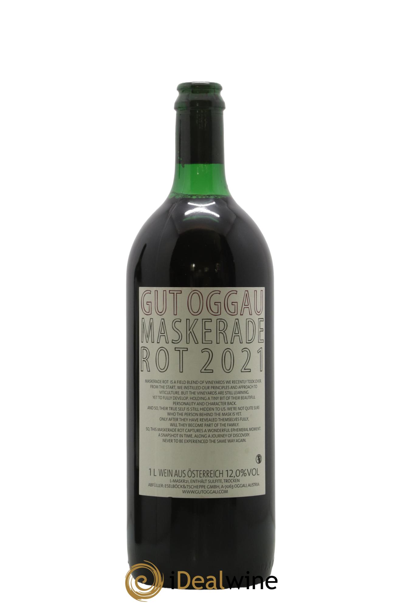 Autriche Burgenland Maskerad Gut Oggau 2021 - Posten von 1 Liter - 1