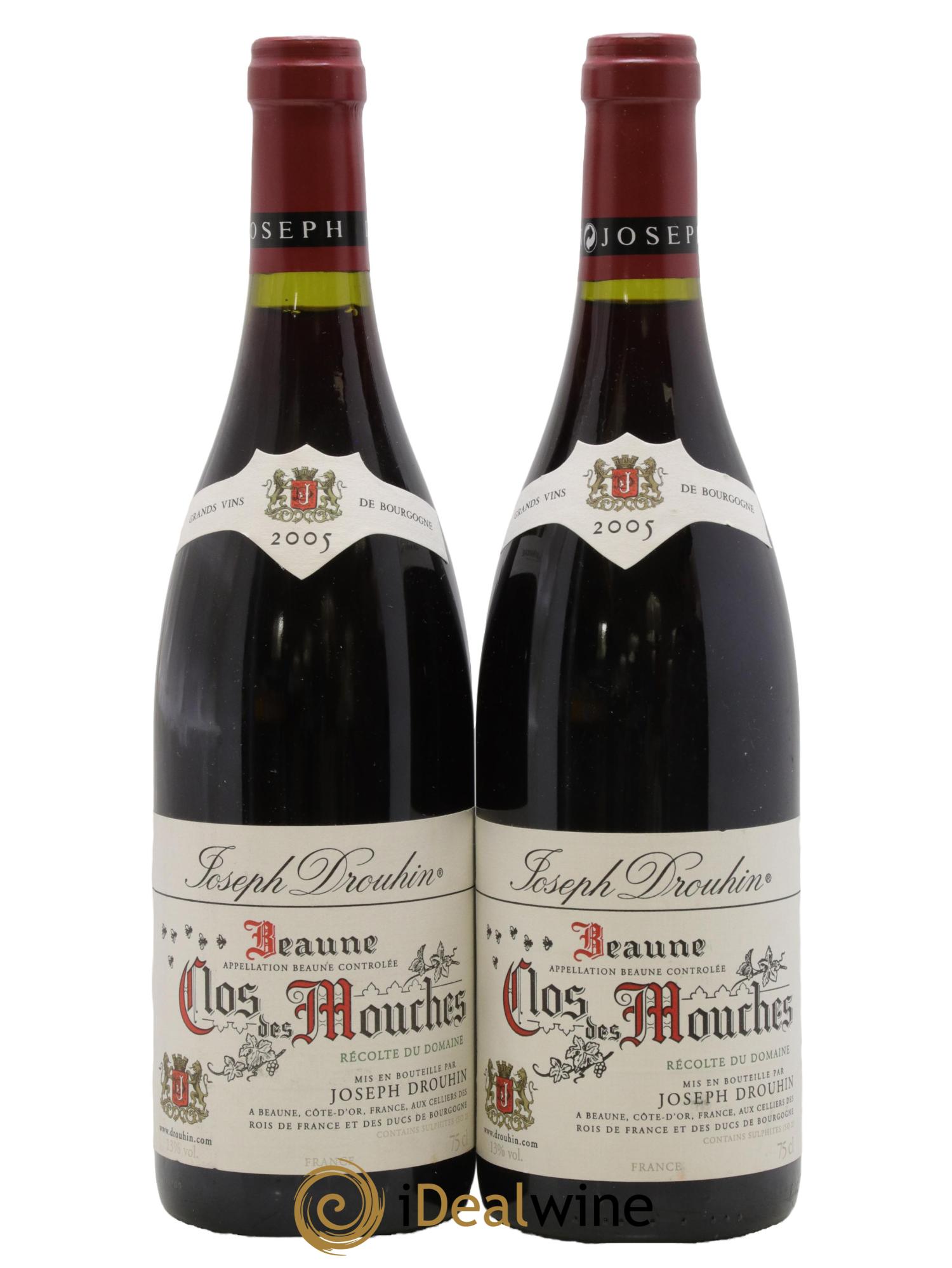 Beaune 1er Cru Clos des Mouches Joseph Drouhin 2005 - Lot de 2 bouteilles - 0