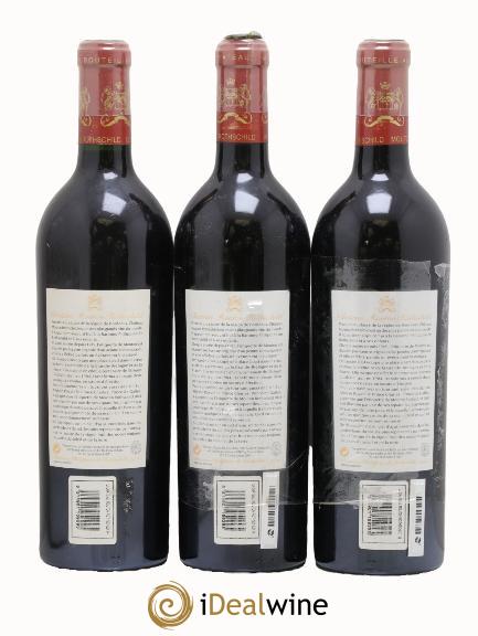 Château Mouton Rothschild 1er Grand Cru Classé 2004 - Lot of 3 bottles - 1