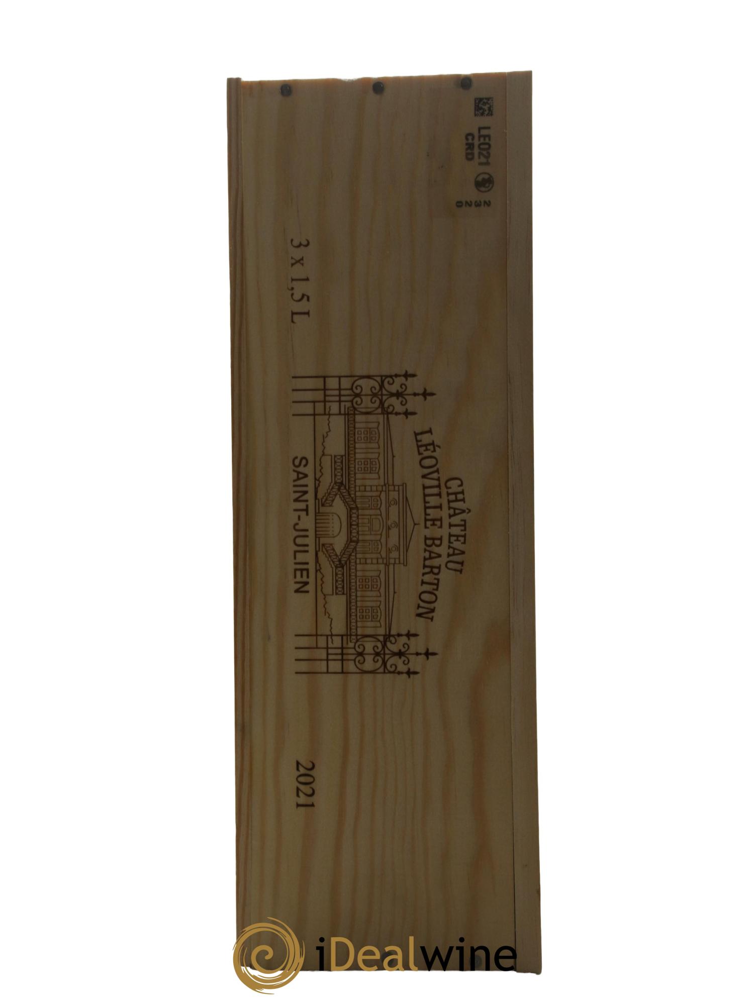 Château Léoville Barton 2ème Grand Cru Classé 2021 - Lot of 3 magnums - 0