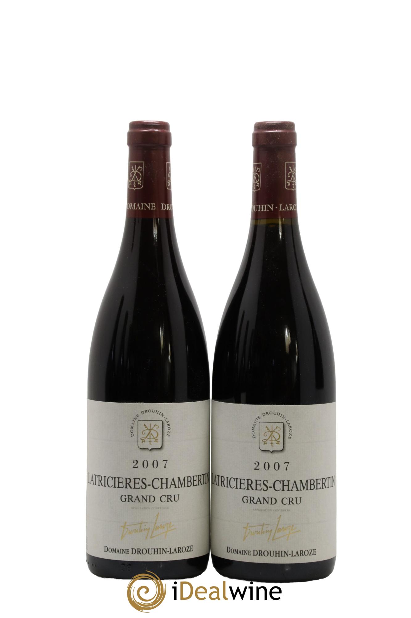 Latricières-Chambertin Grand Cru Domaine Drouhin-Laroze  2007 - Lot de 2 bouteilles - 0