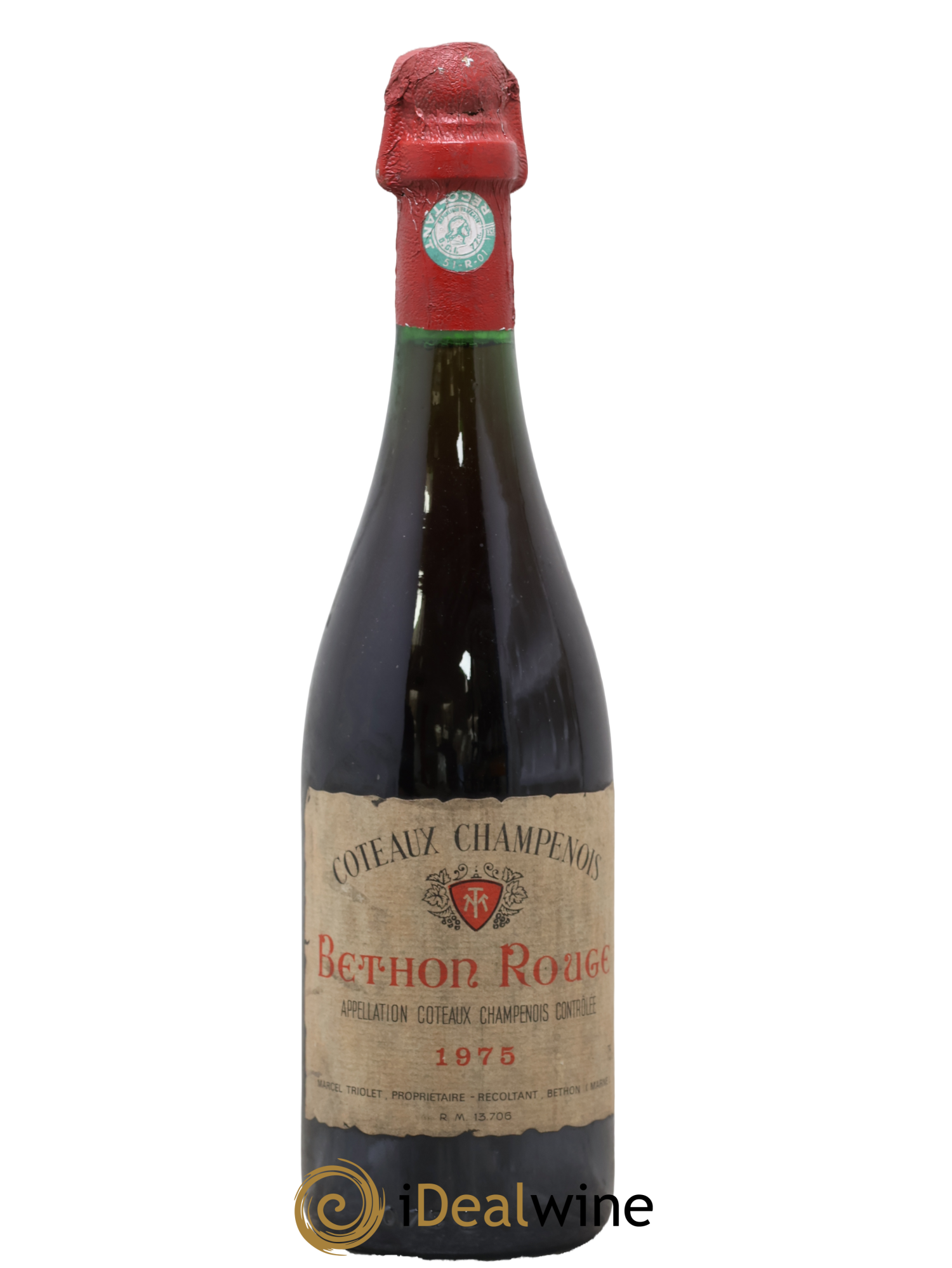 Coteaux Champenois Bethon Marcel Triolet 1975 - Lot de 1 bouteille - 0