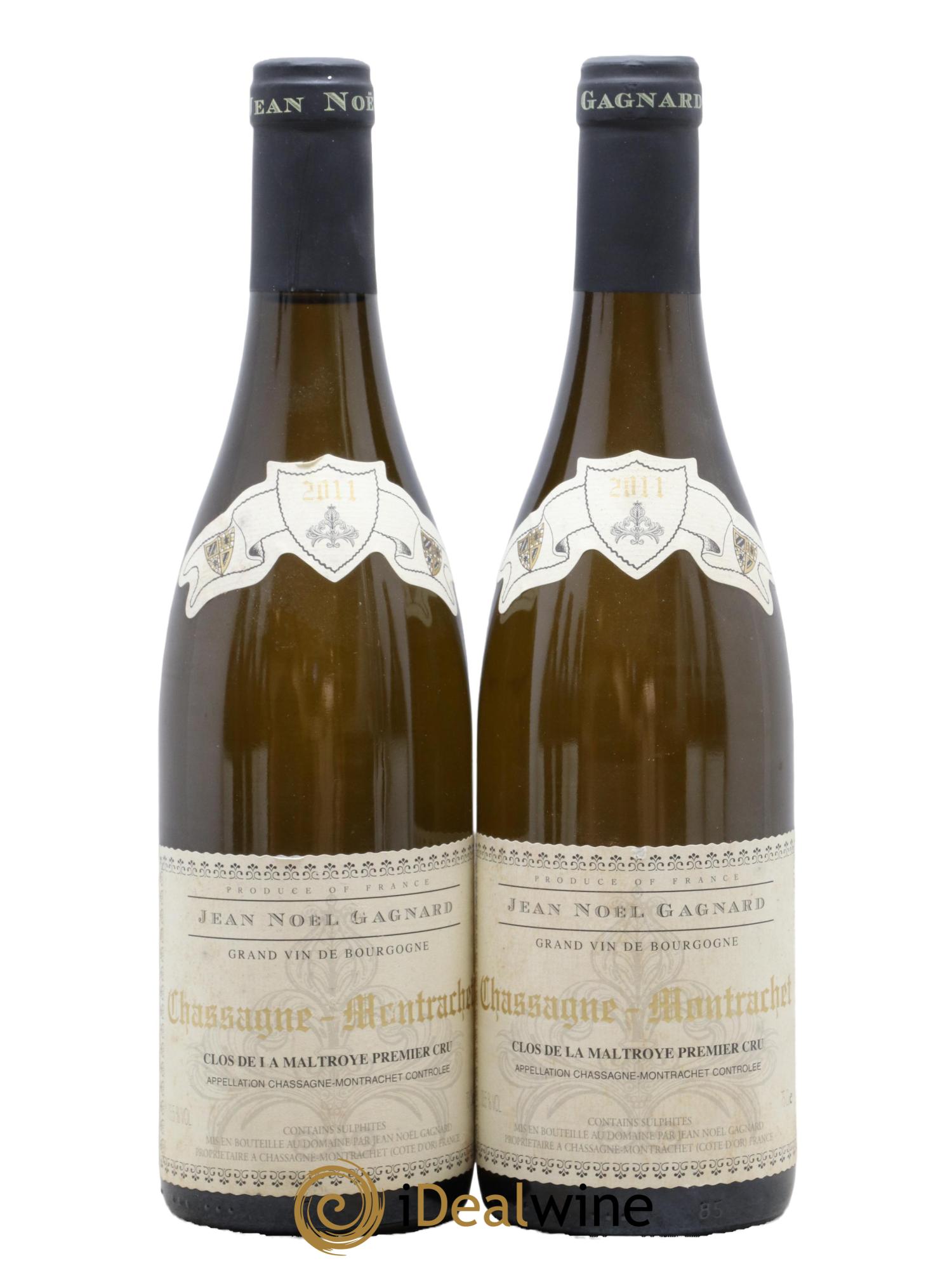 Chassagne-Montrachet 1er Cru Clos de la Maltroye Jean-Noël Gagnard (Domaine) 2011 - Lot de 2 bouteilles - 0