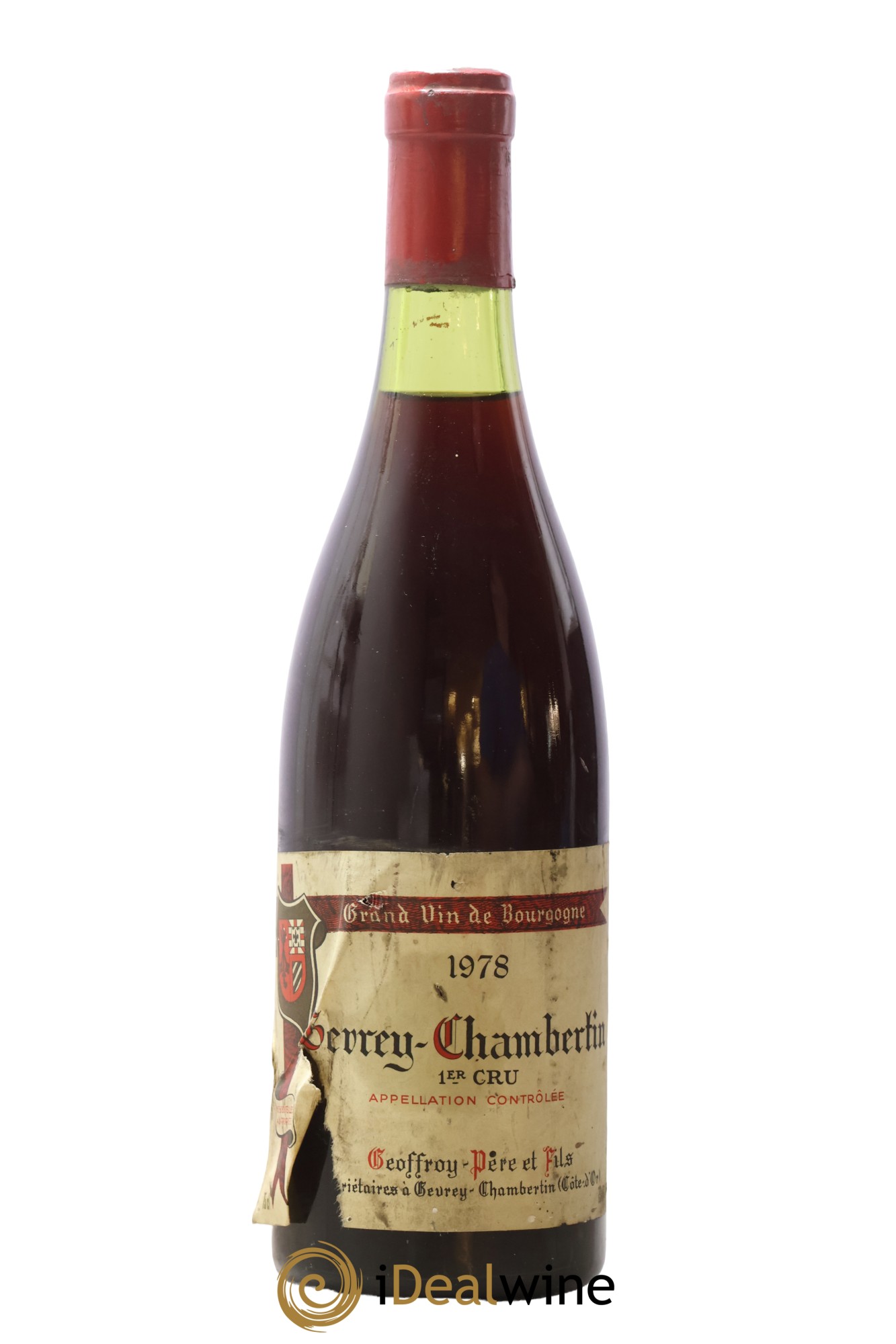 Gevrey-Chambertin 1er Cru Geoffroy Père et Fils 1978 - Lot de 1 bouteille - 0