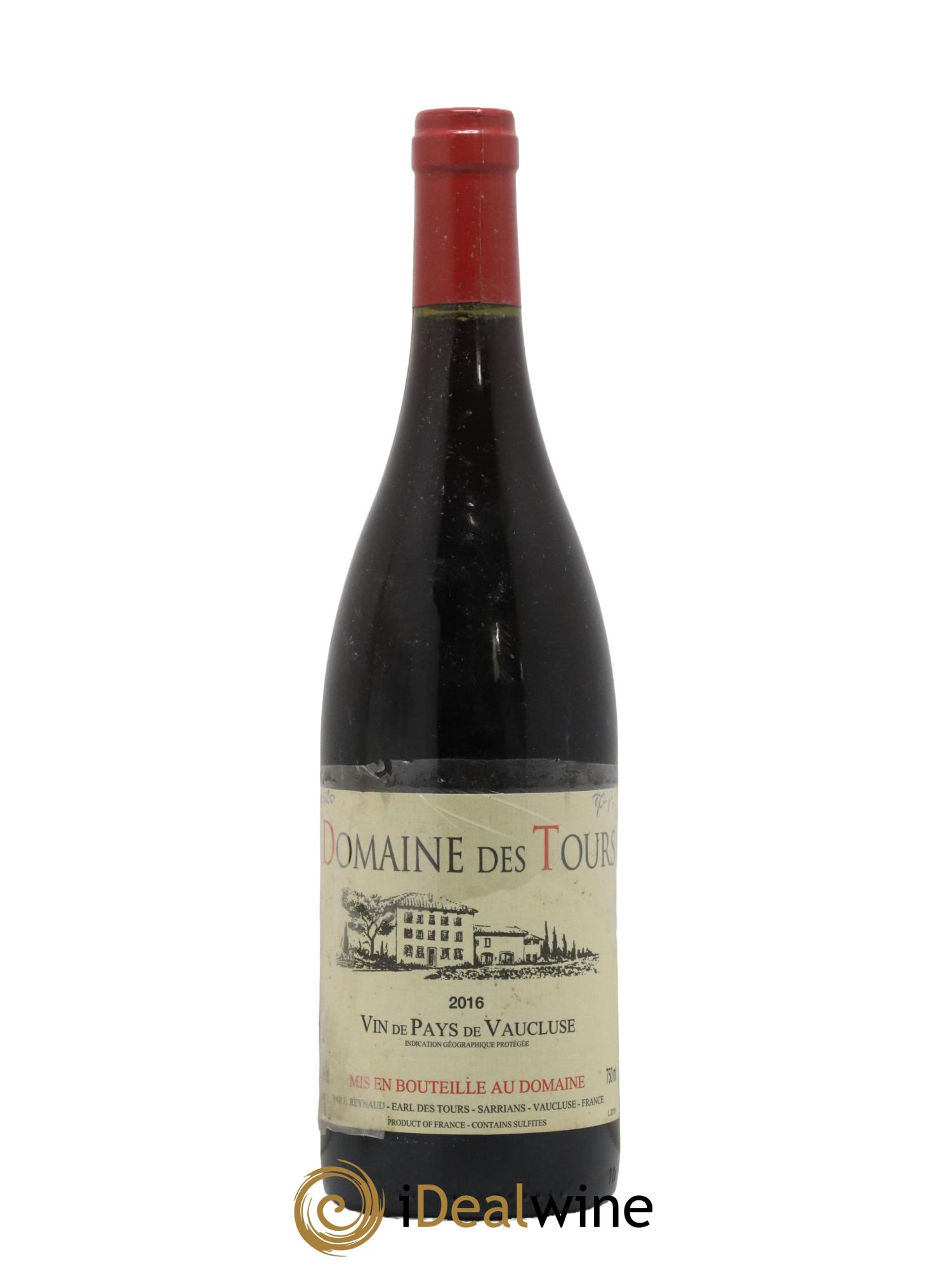 Vaucluse (Vin de Pays de Vaucluse) Domaine des Tours Emmanuel Reynaud 2016 - Lot de 1 bouteille - 0