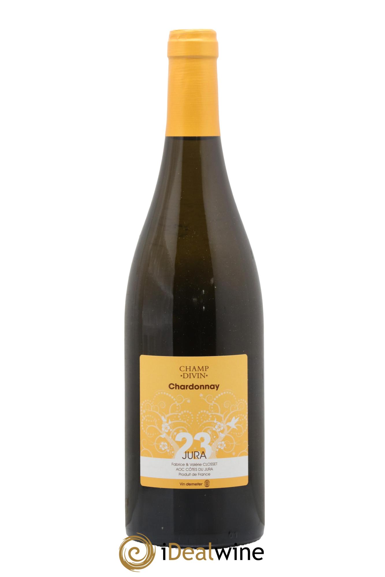 Côtes du Jura Chardonnay Champ Divin 2023 - Posten von 1 Flasche - 0