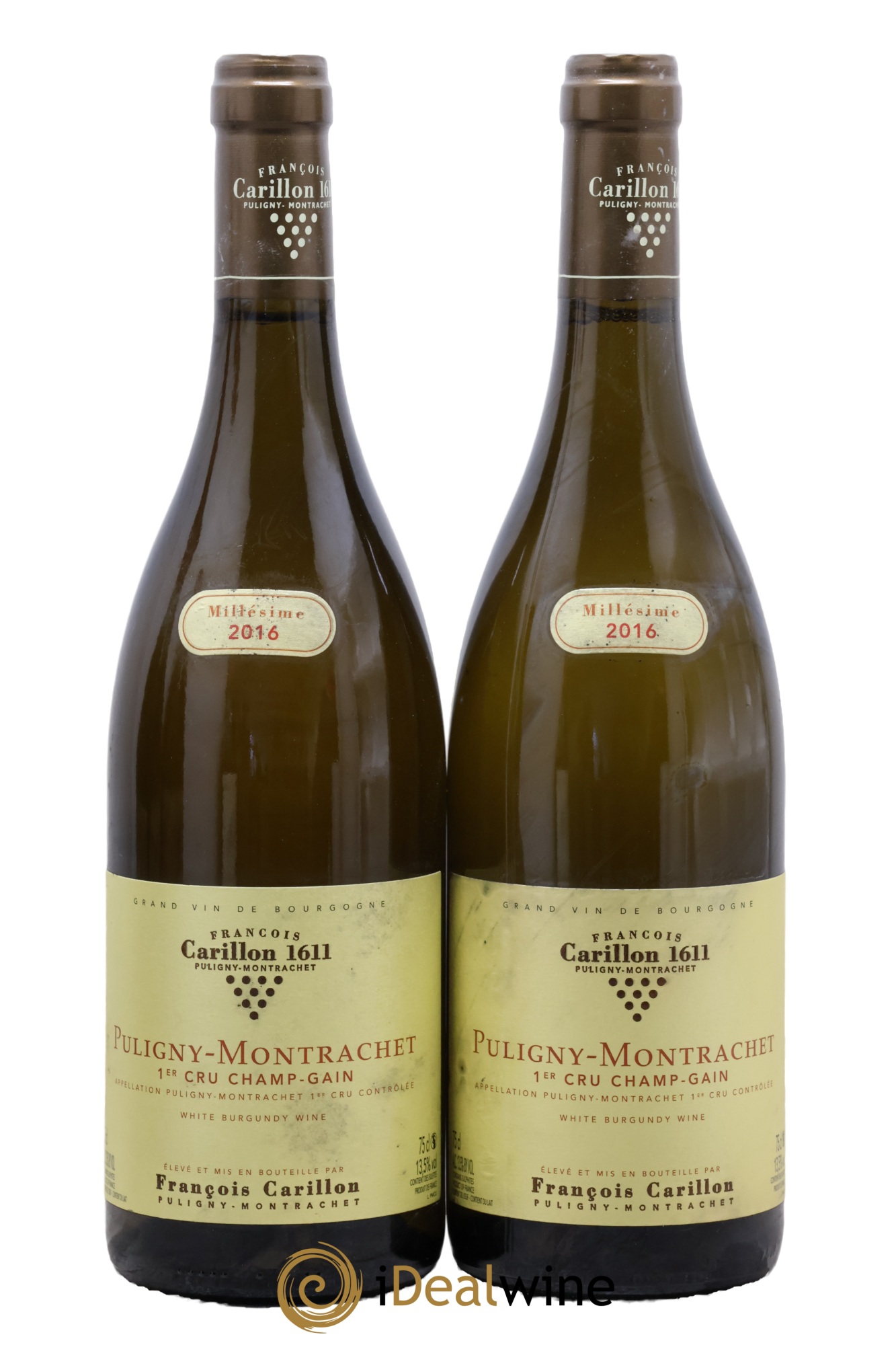Puligny-Montrachet 1er Cru Champ-Gain François Carillon 2016 - Posten von 2 Flaschen - 0