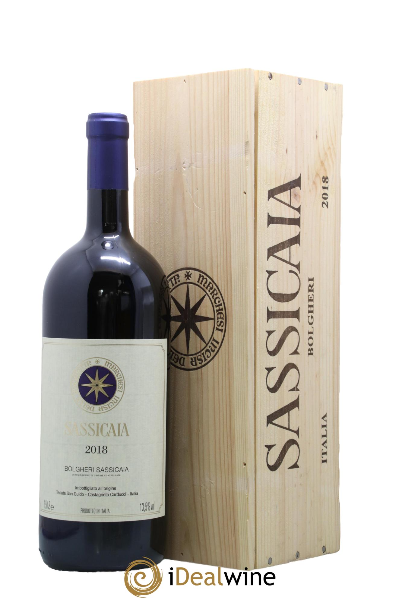 Bolgheri DOC Sassicaia Tenuta San Guido 2018 - Lot de 1 magnum - 0