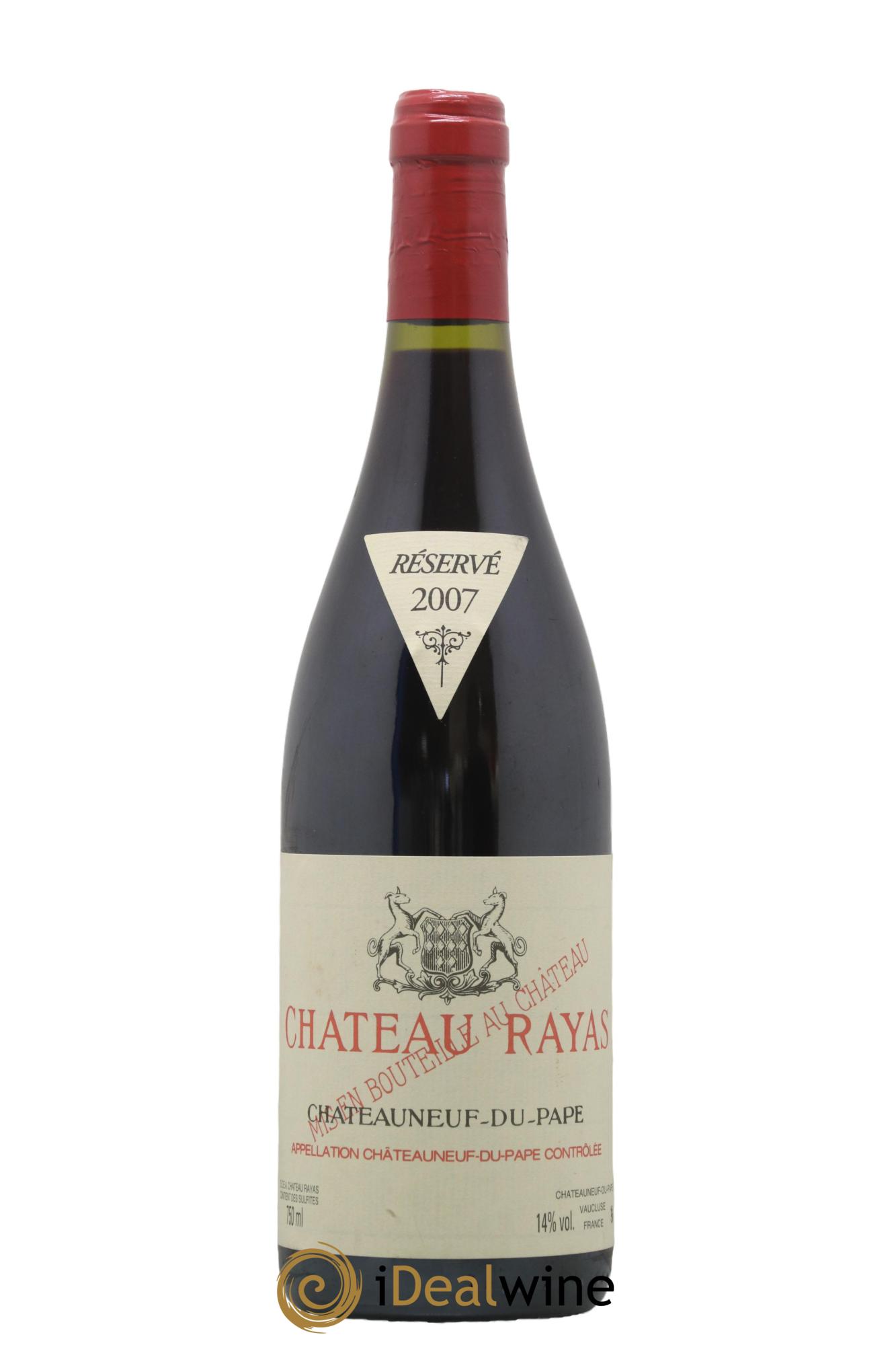 Châteauneuf-du-Pape Château Rayas Emmanuel Reynaud 2007 - Lot de 1 bouteille - 0