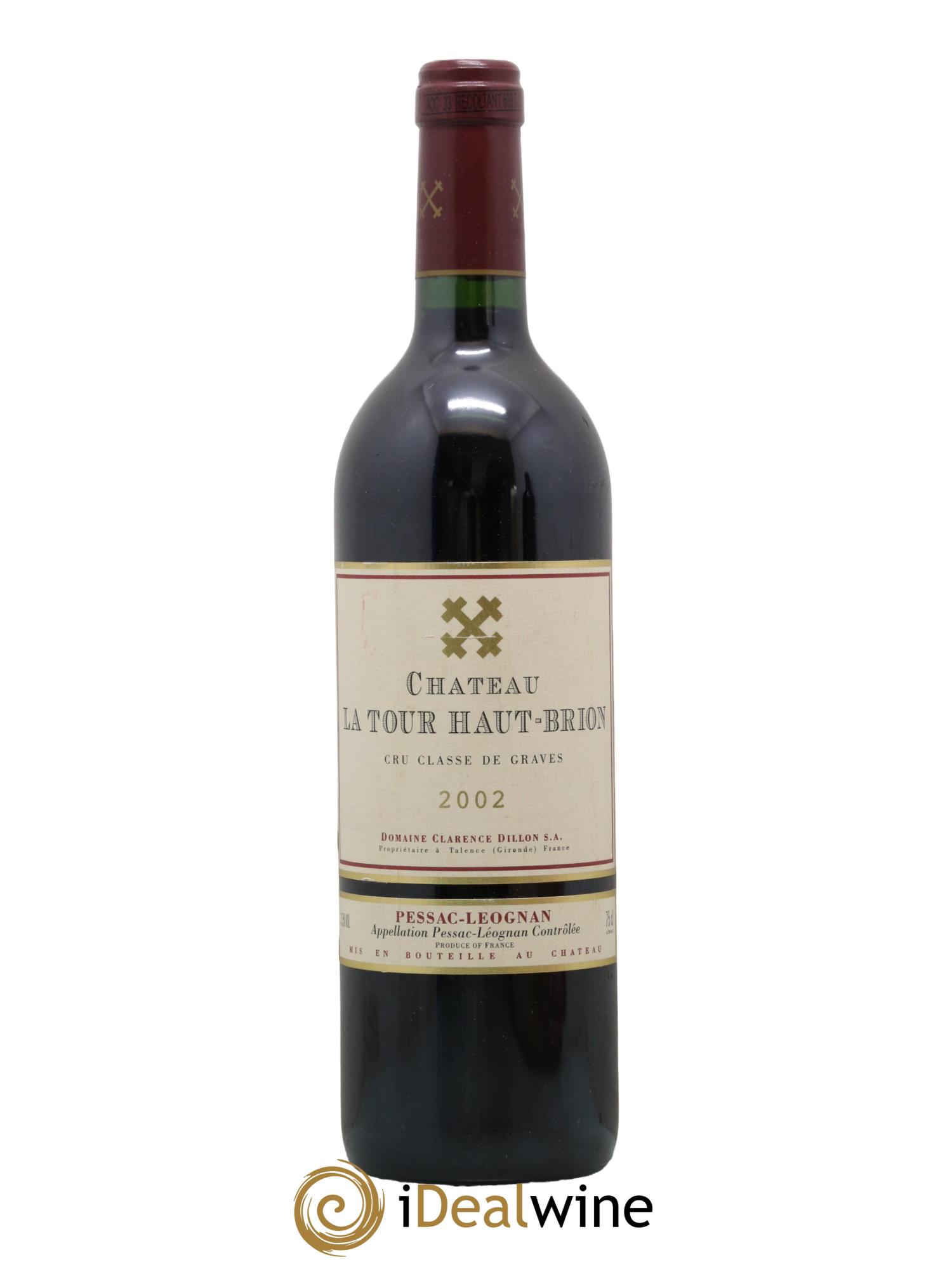 Château la Tour Haut-Brion Cru Classé de Graves 2002 - Lot de 1 bouteille - 0