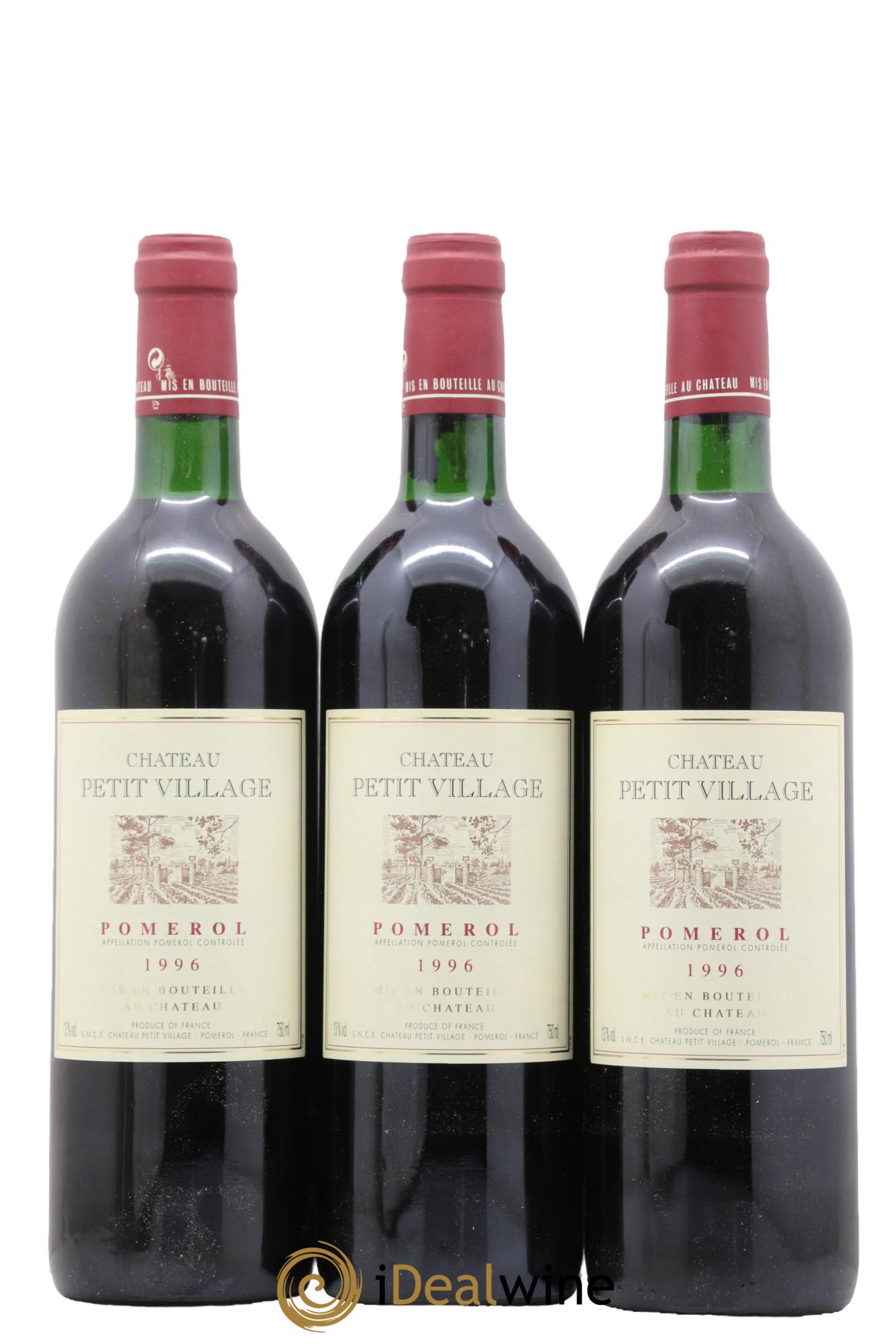 Château Petit Village 1996 - Lot de 6 bouteilles - 2