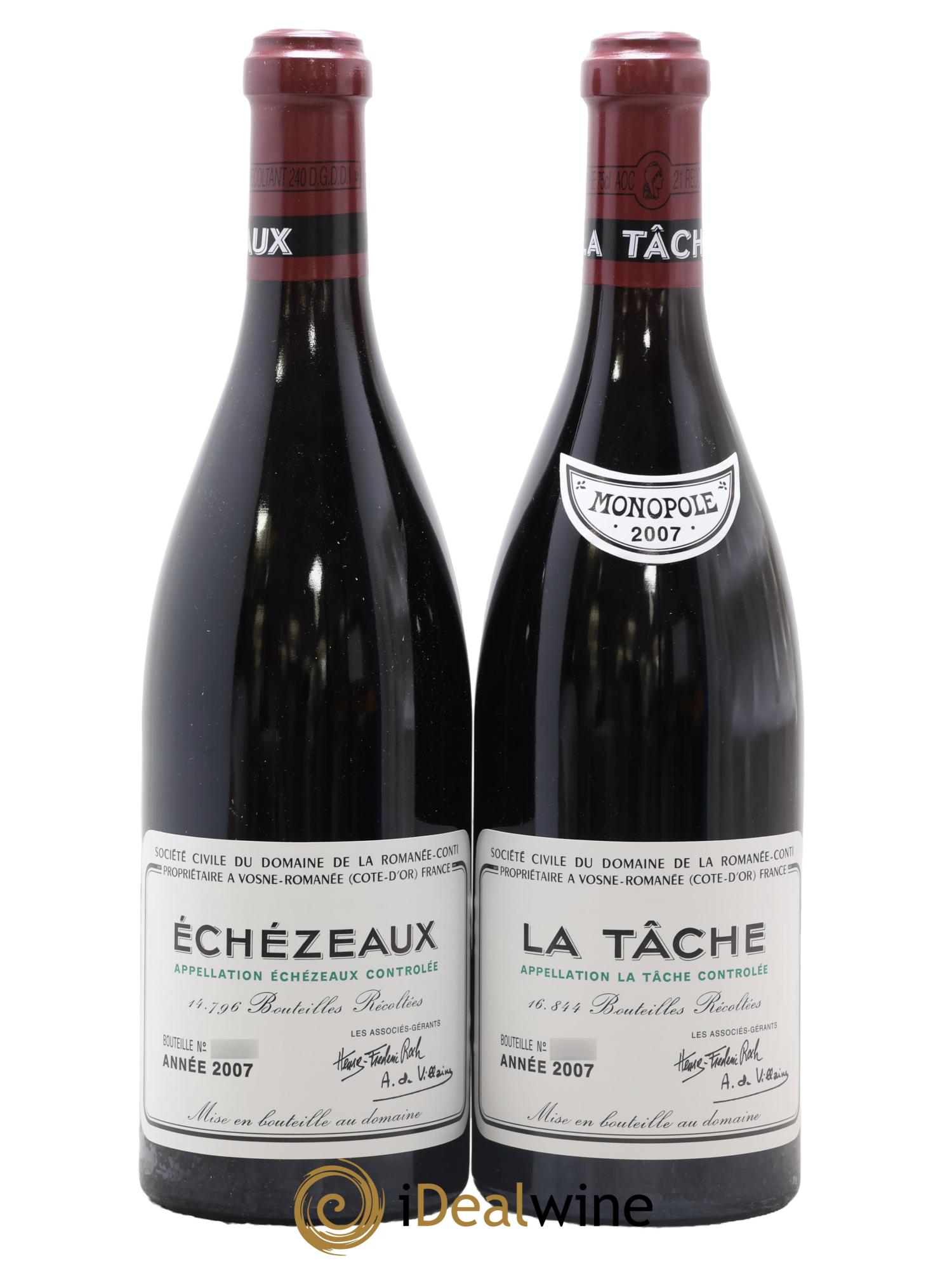 Assortiment 2007 Domaine de la Romanée-Conti 2007 - Posten von 4 Flaschen - 3