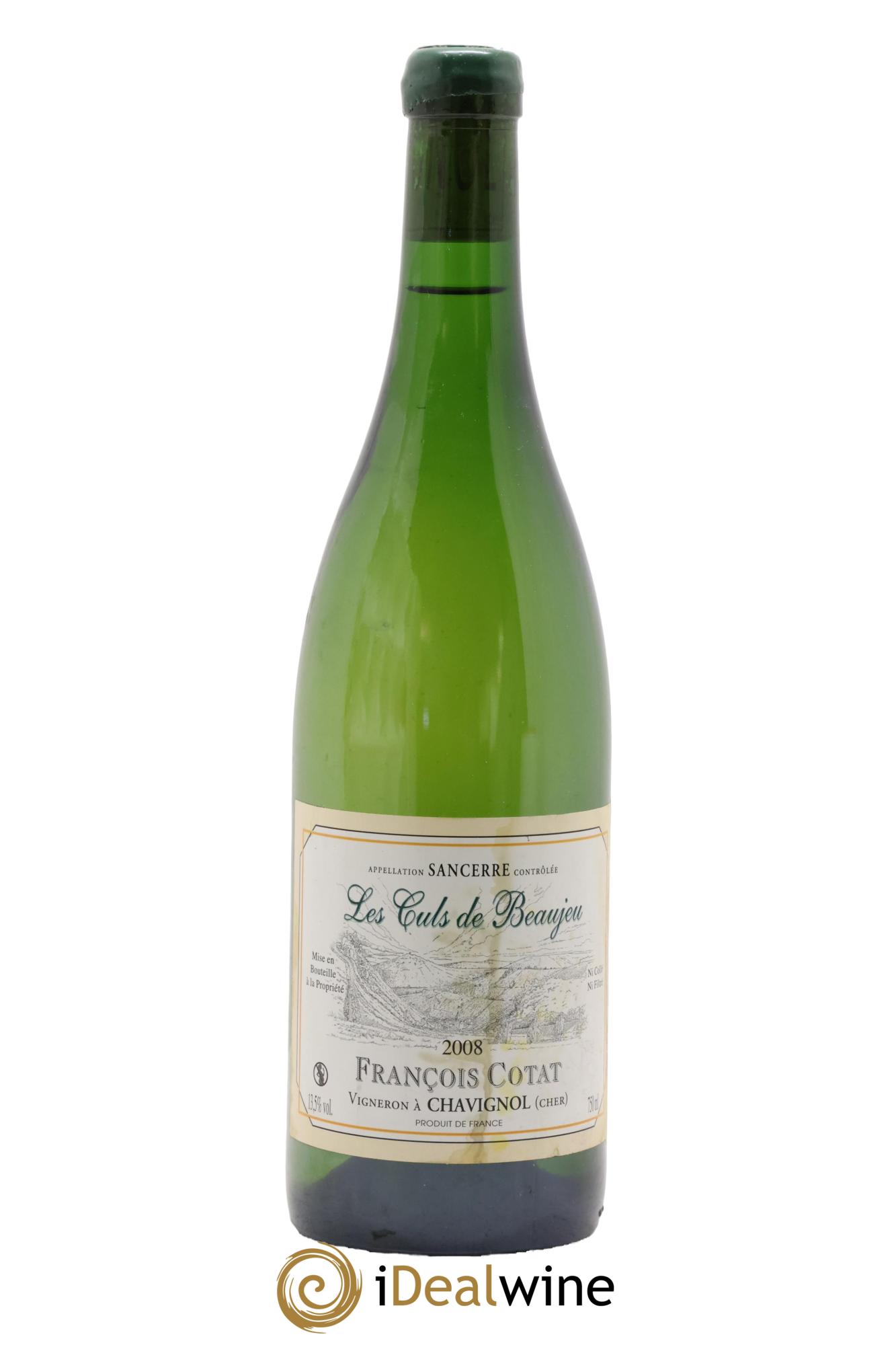 Sancerre Les Culs de Beaujeu François Cotat 2008 - Lot de 1 bouteille - 0